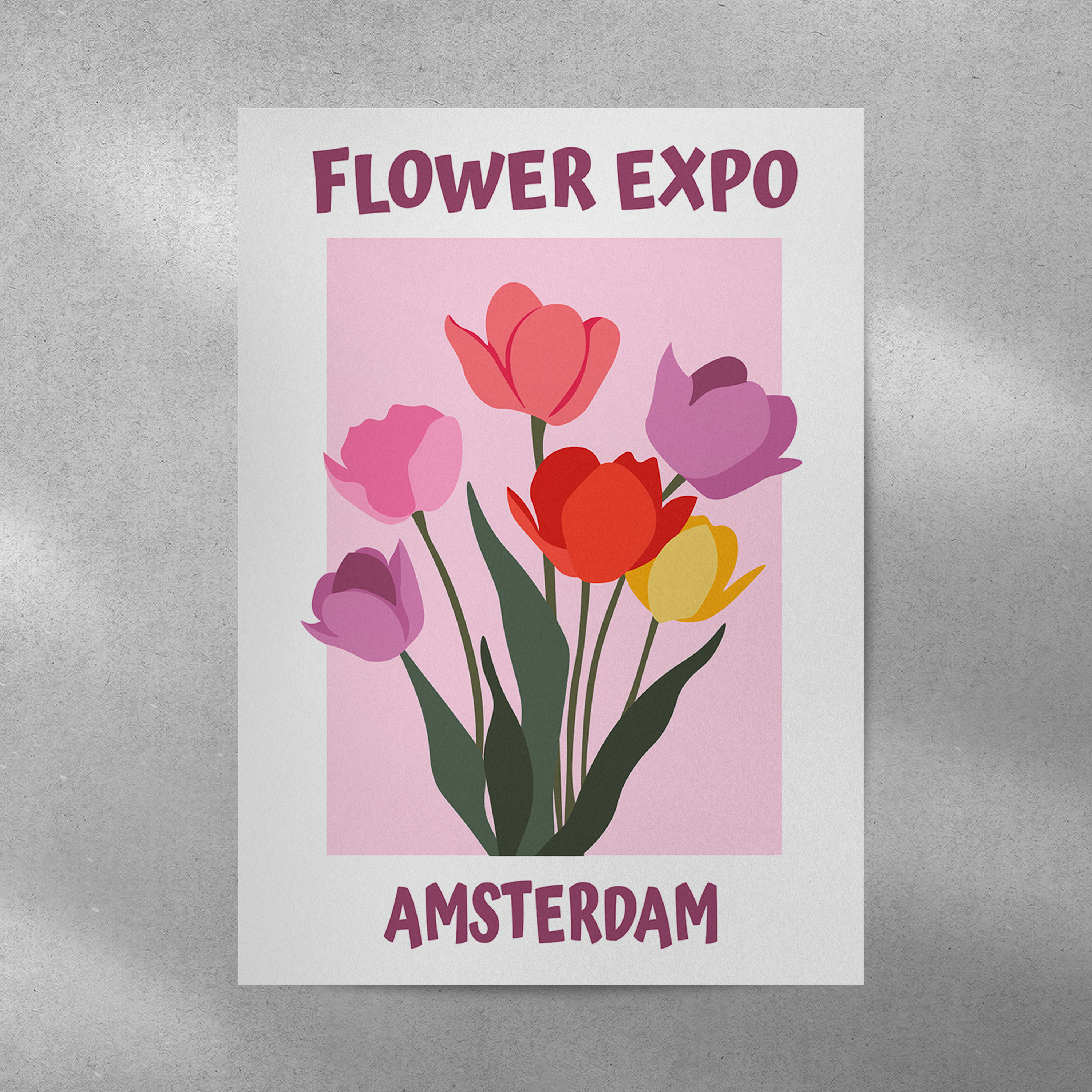 Affiche Flower Expo Amsterdam