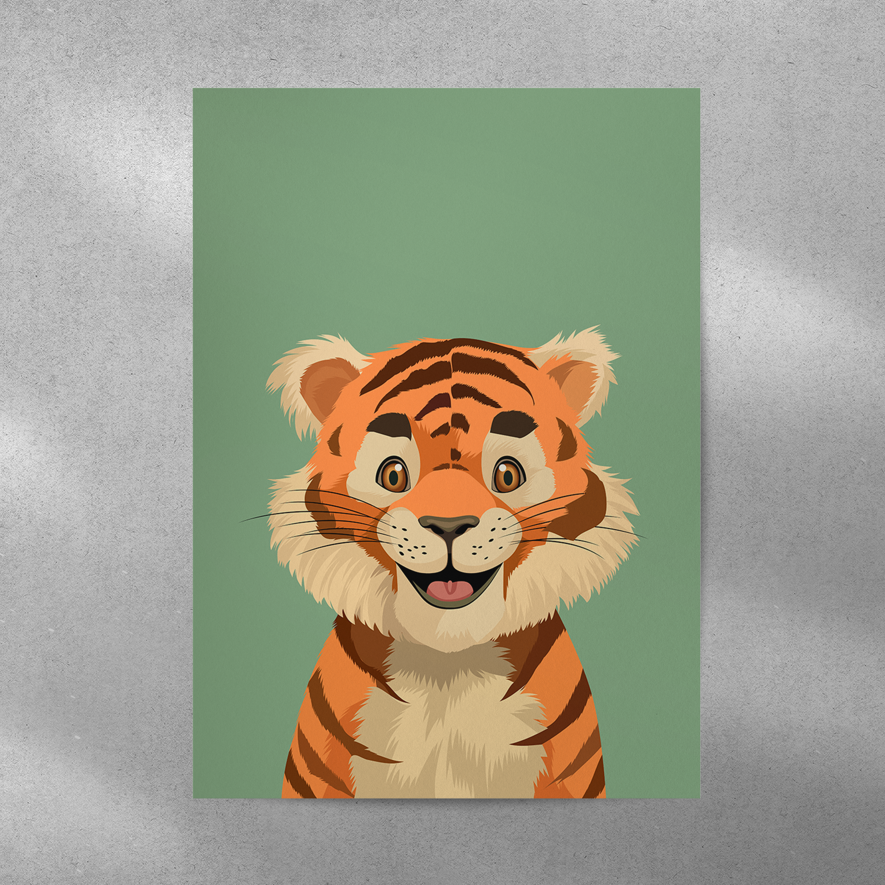 Affiche Bébé Tigre