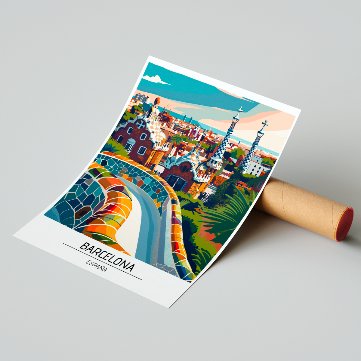 Affiche Barcelone