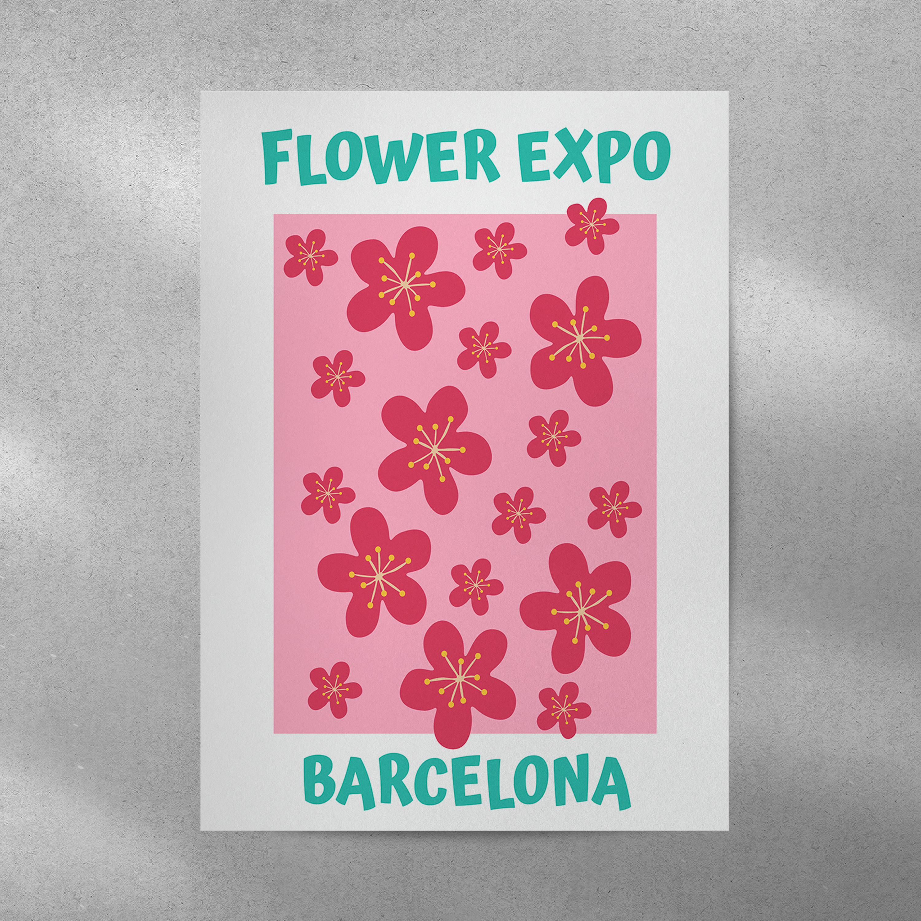 Affiche Flower Expo Barcelona