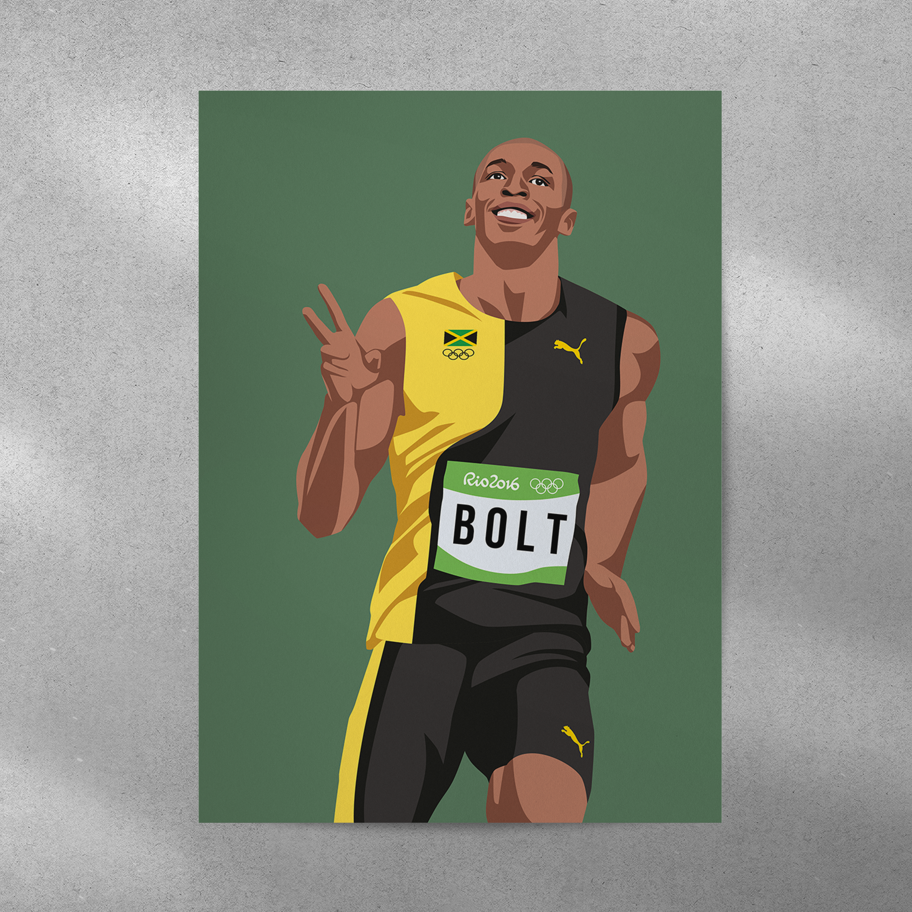 Affiche Usain Bolt