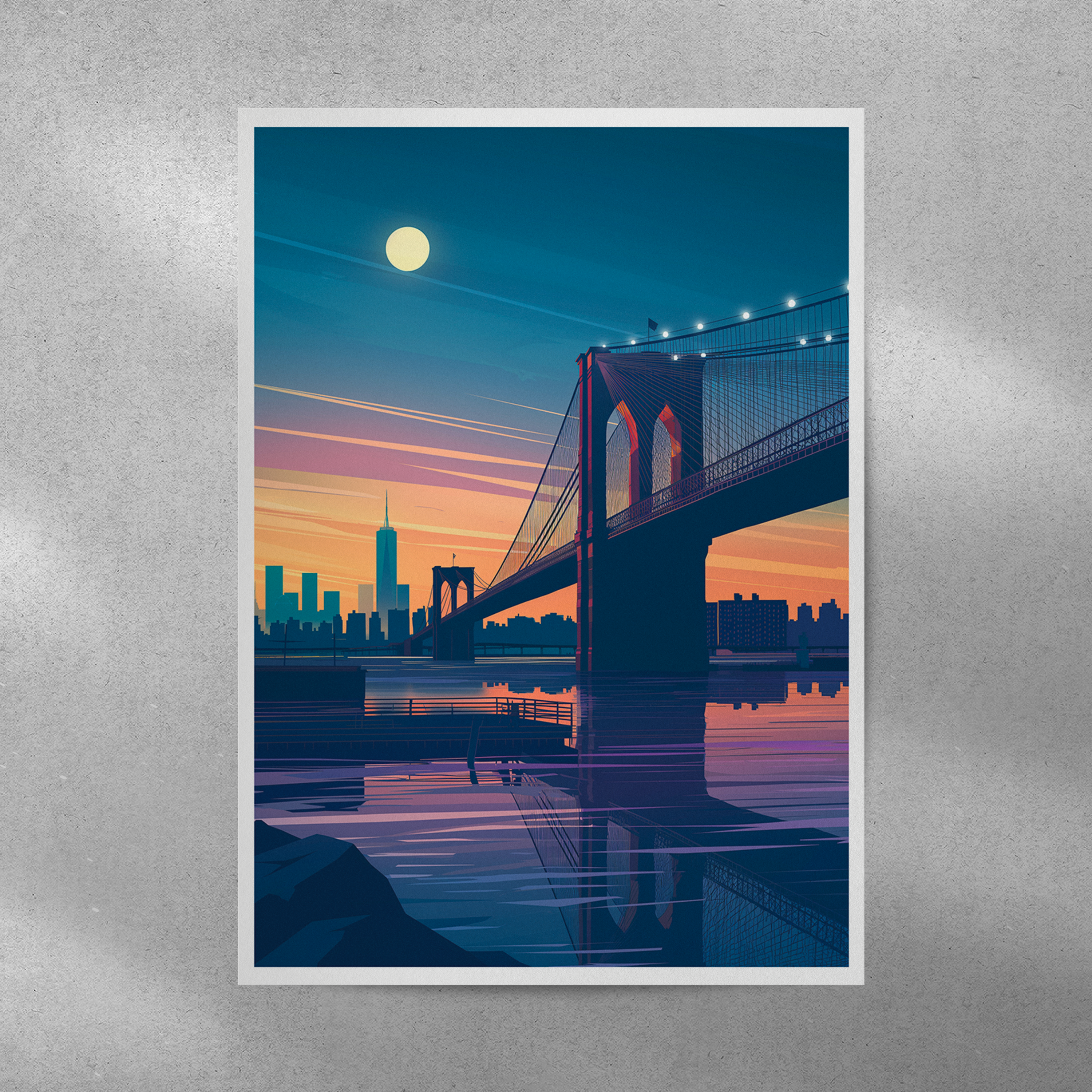 Affiche Brooklyn Bridge