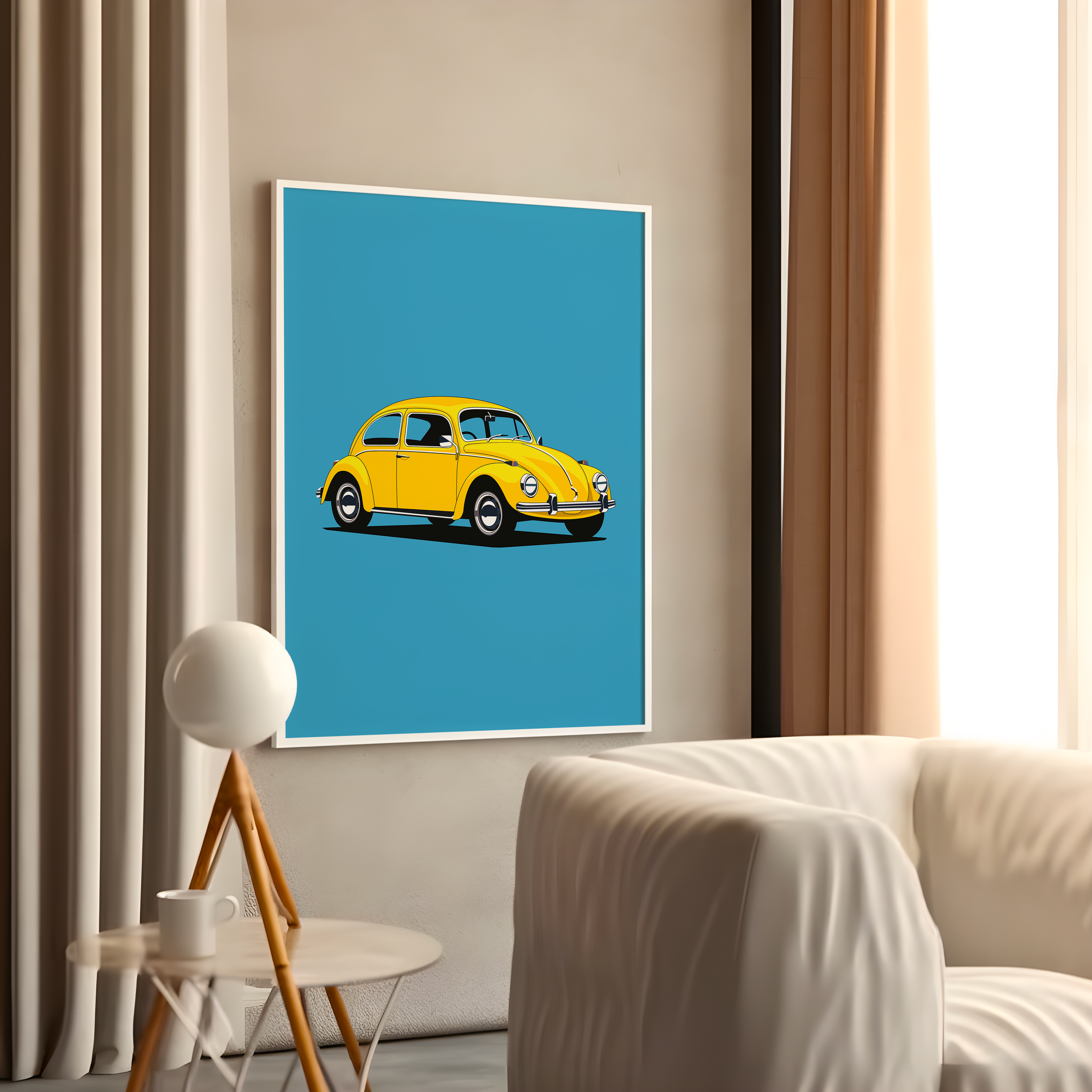 Affiche Volkswagen Coccinelle