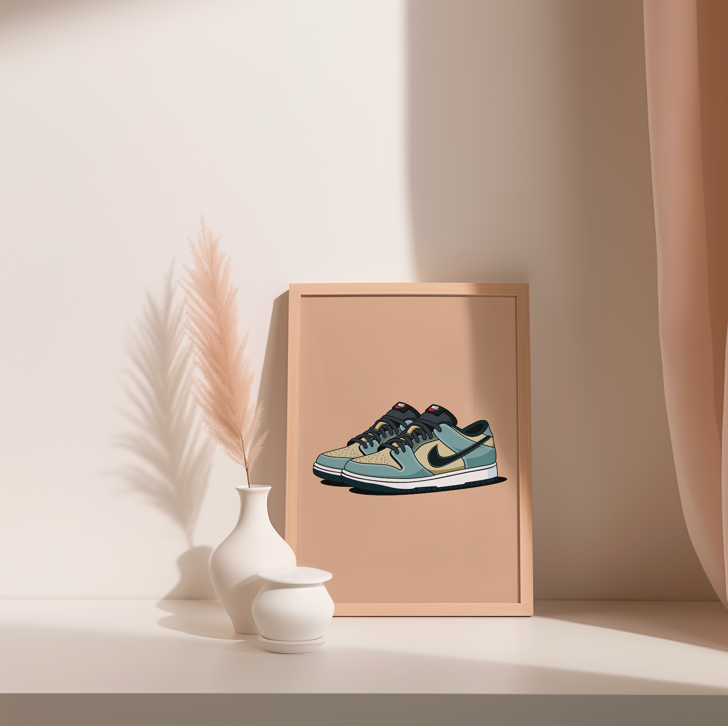 Affiche Dunk Low Beige