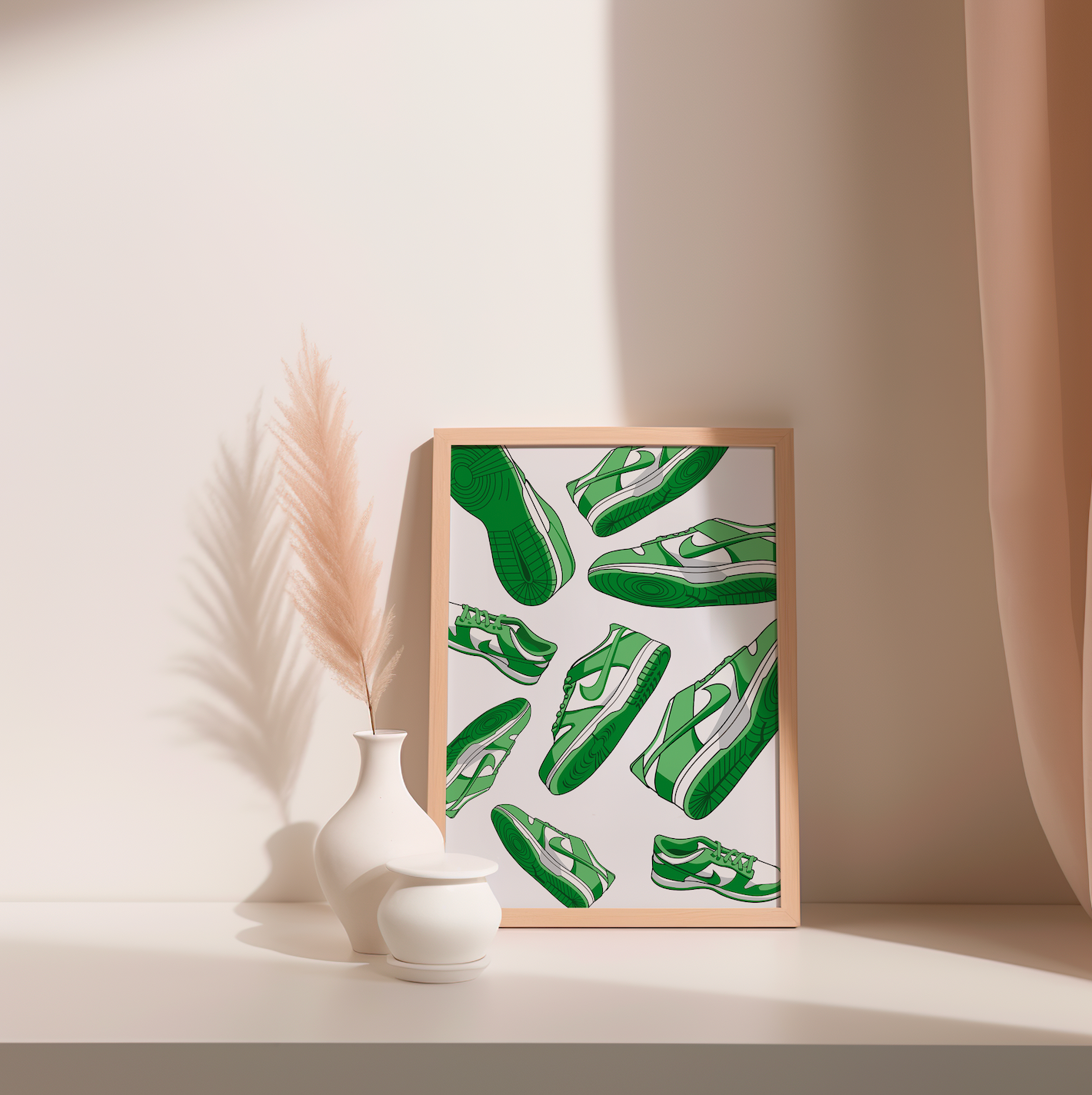 Affiche Dunk Low Vert