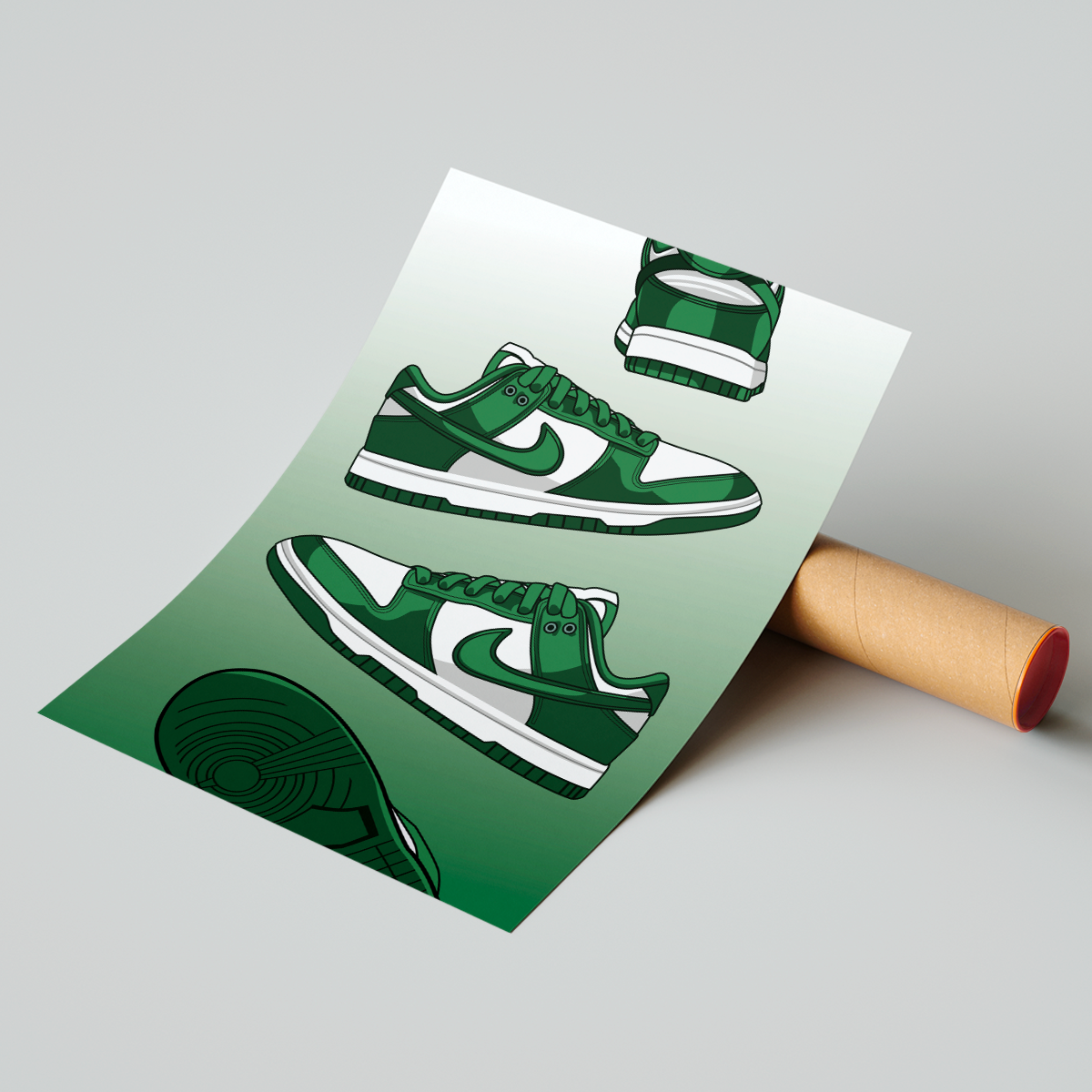 Affiche Dunk Low Verte 1