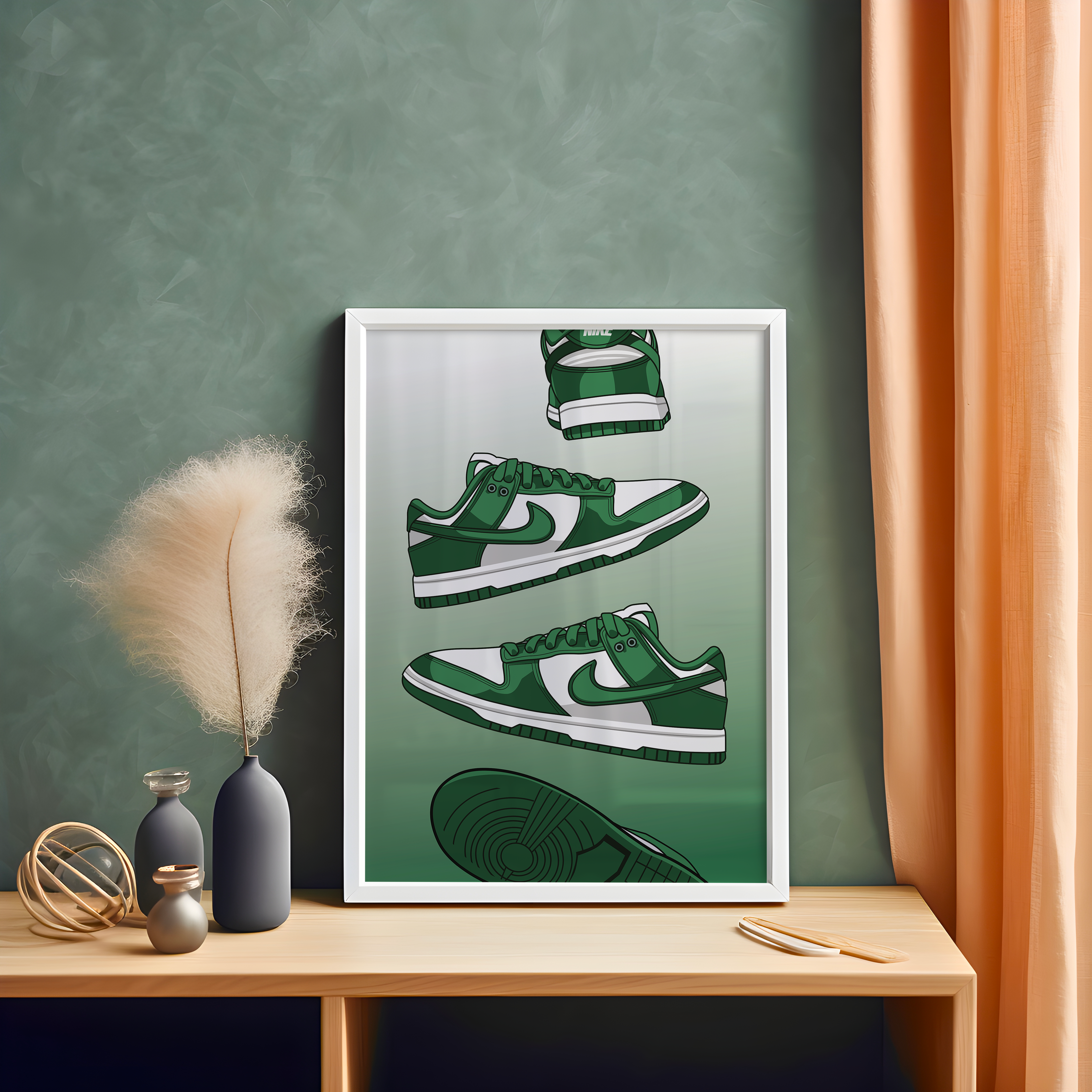 Affiche Dunk Low Verte 1