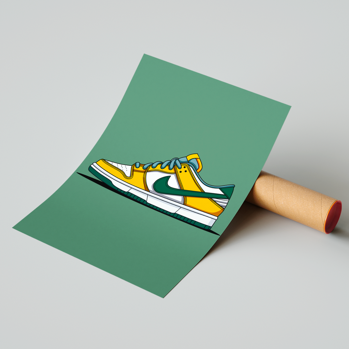 Affiche Dunk Low Jaune