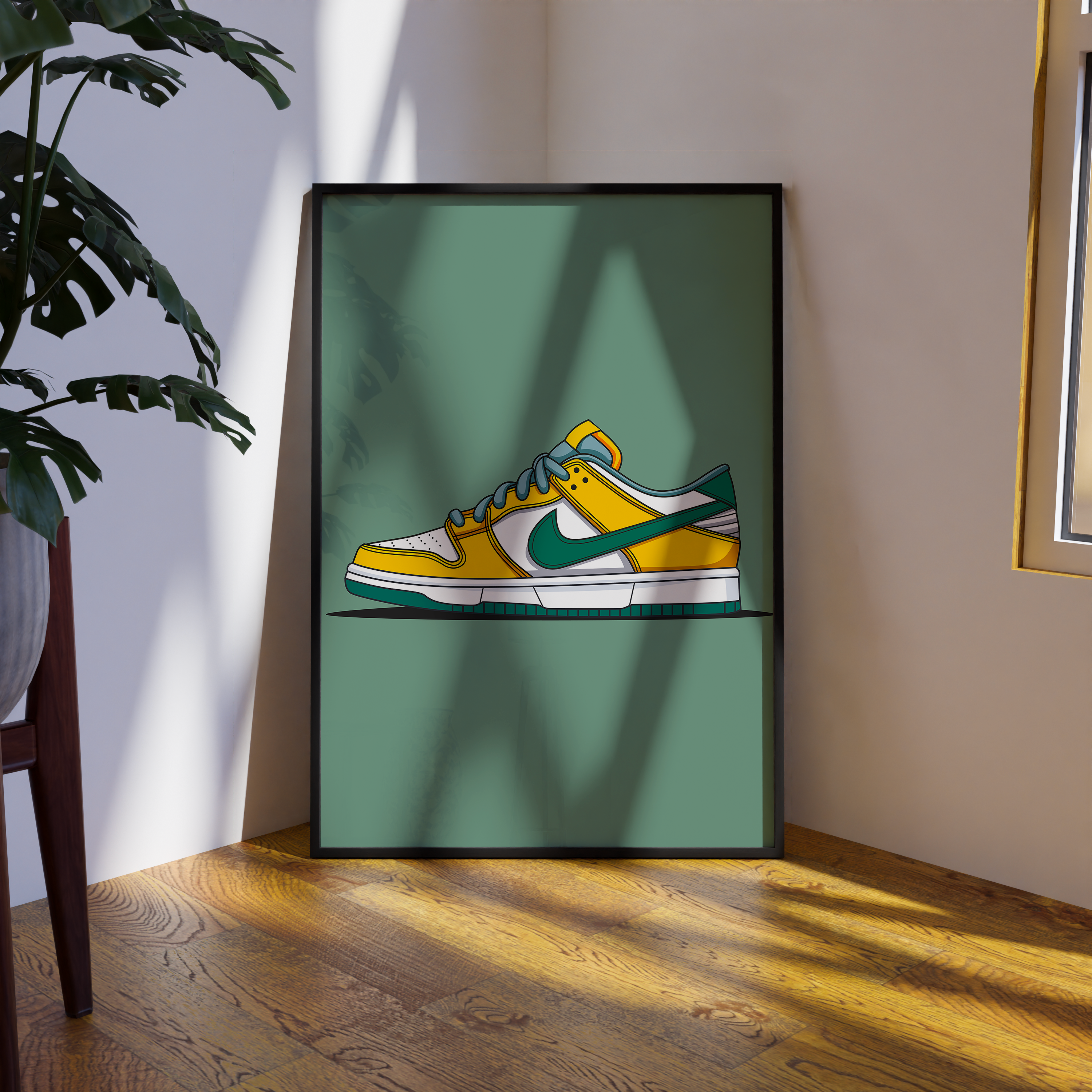 Affiche Dunk Low Jaune