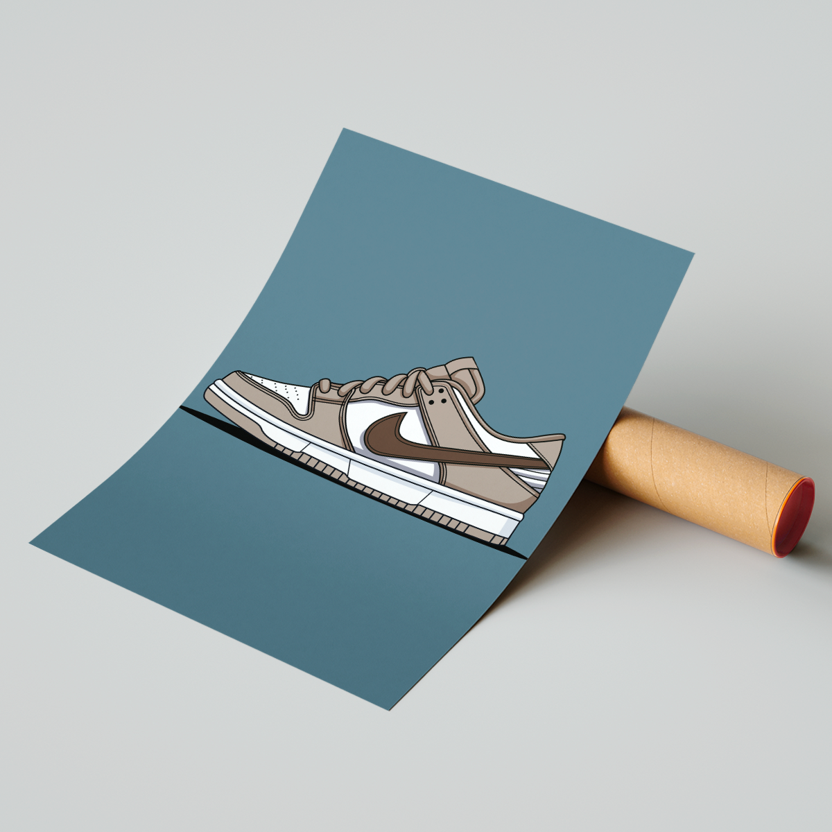 Affiche Dunk Low Marron