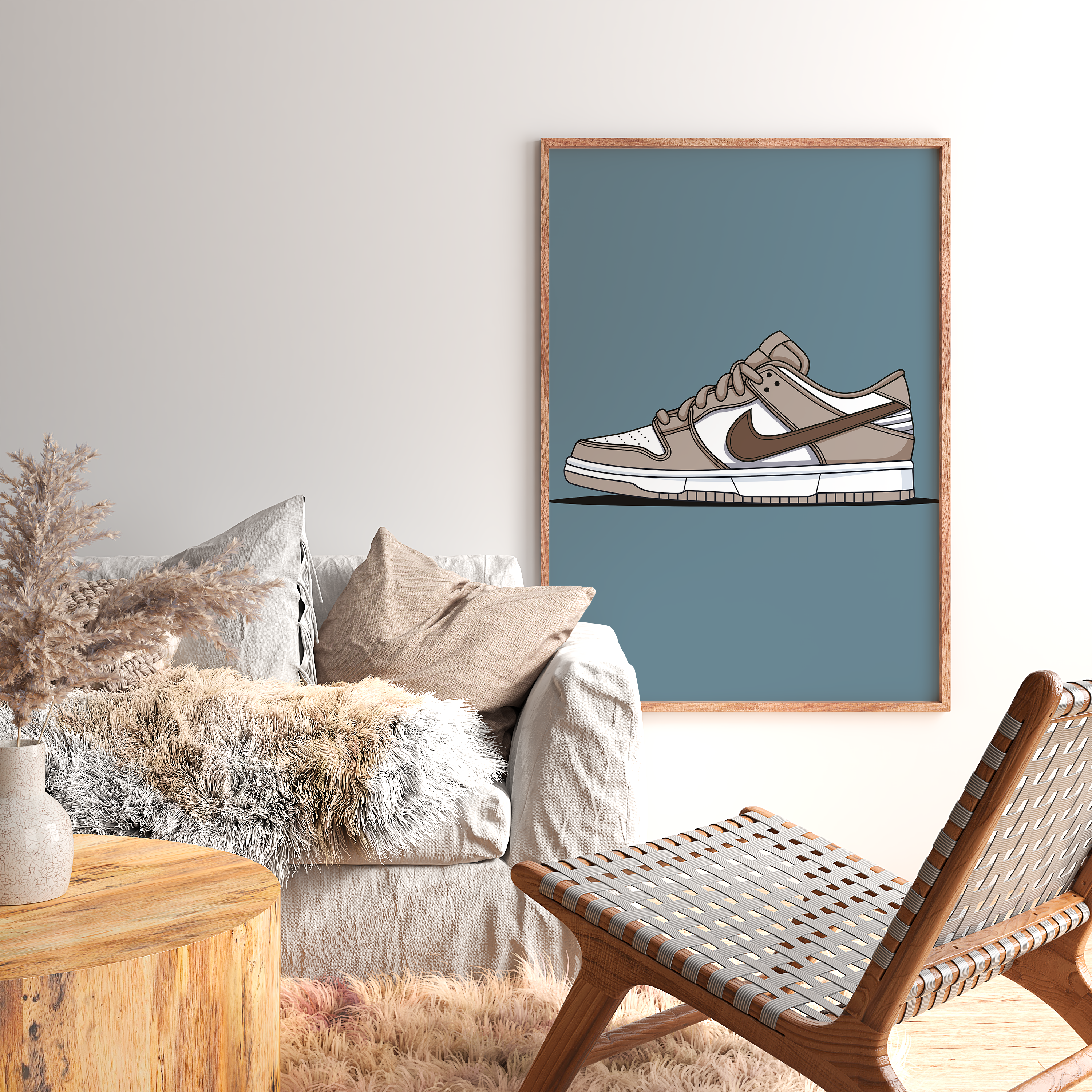 Affiche Dunk Low Marron