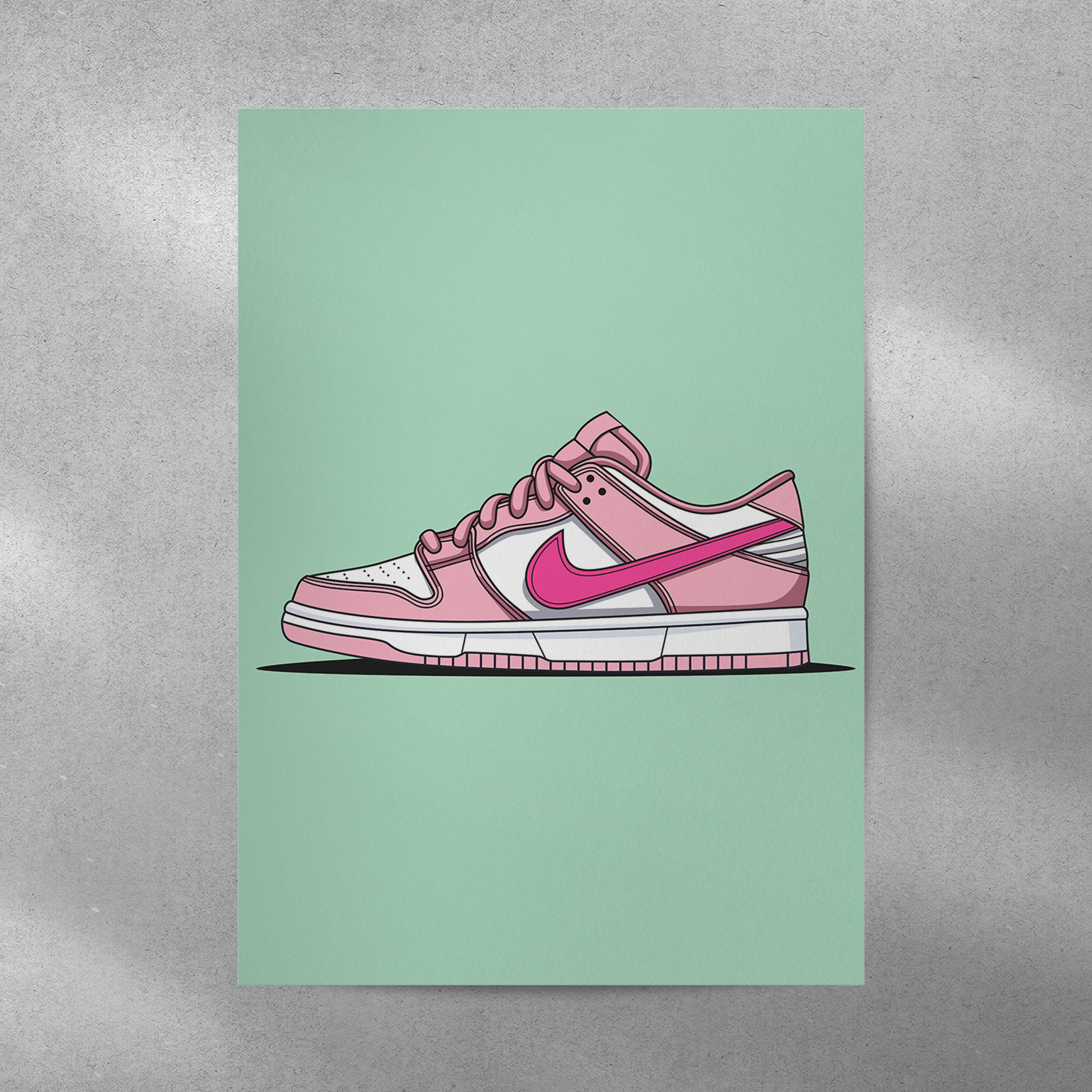Affiche Dunk Low Rose