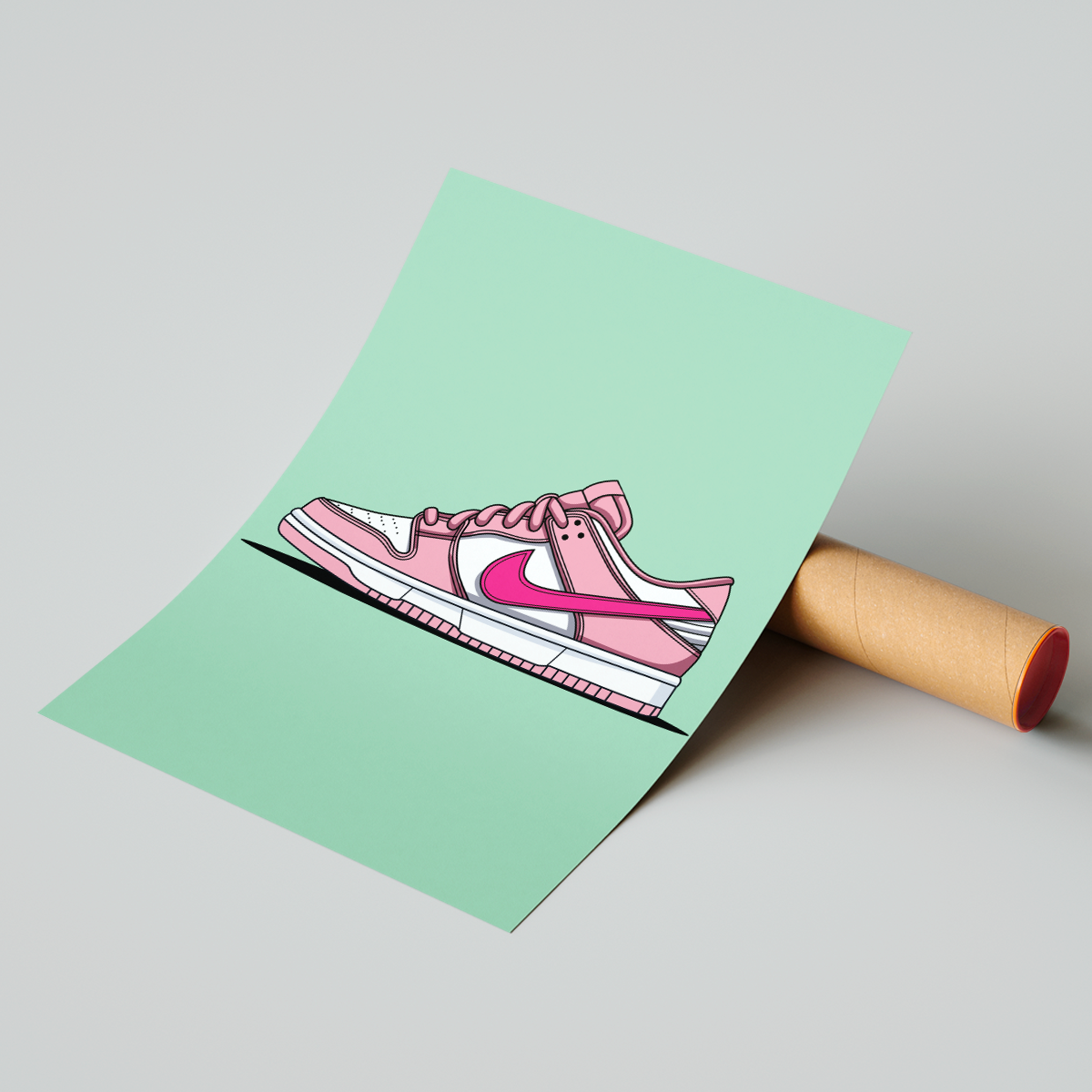 Affiche Dunk Low Rose