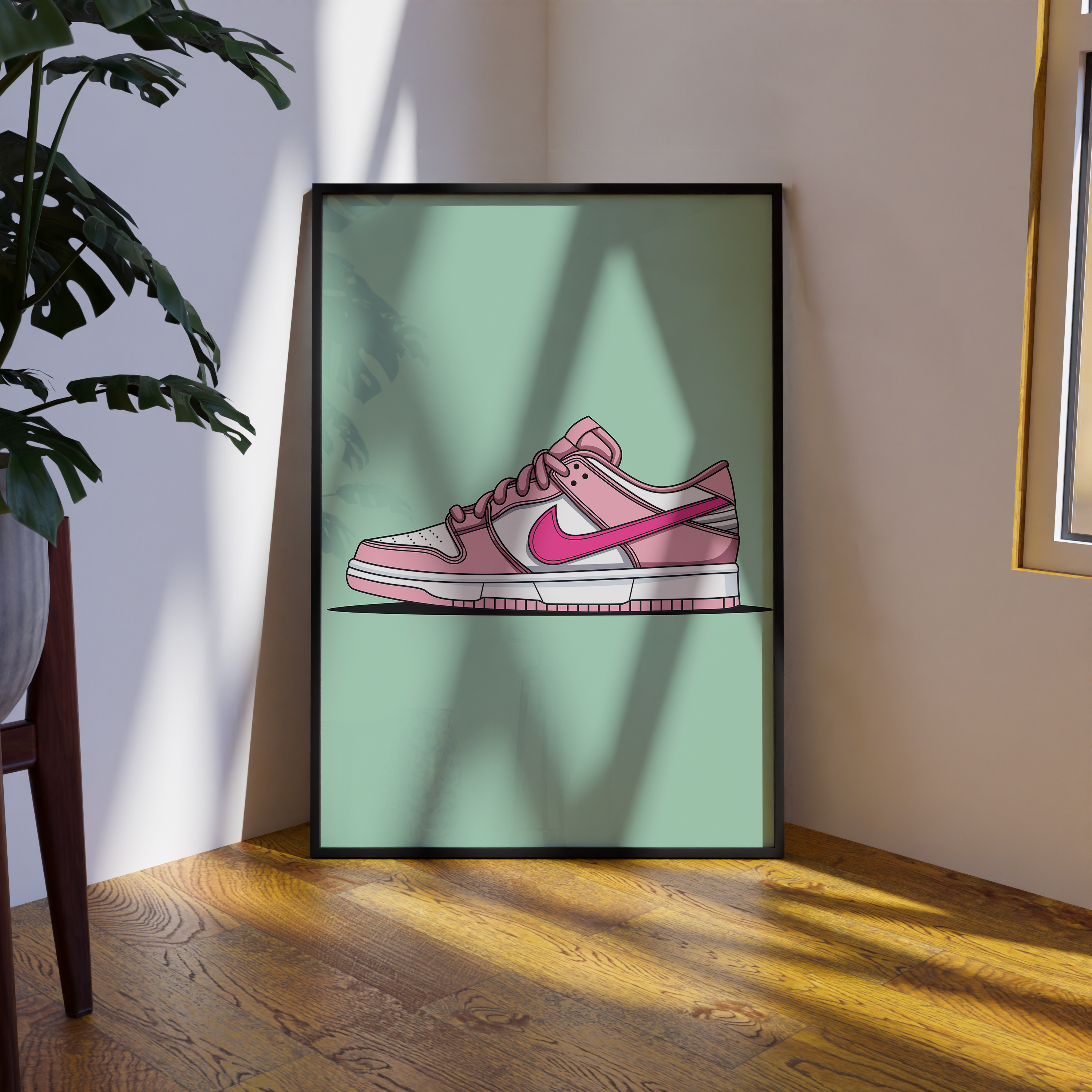 Affiche Dunk Low Rose