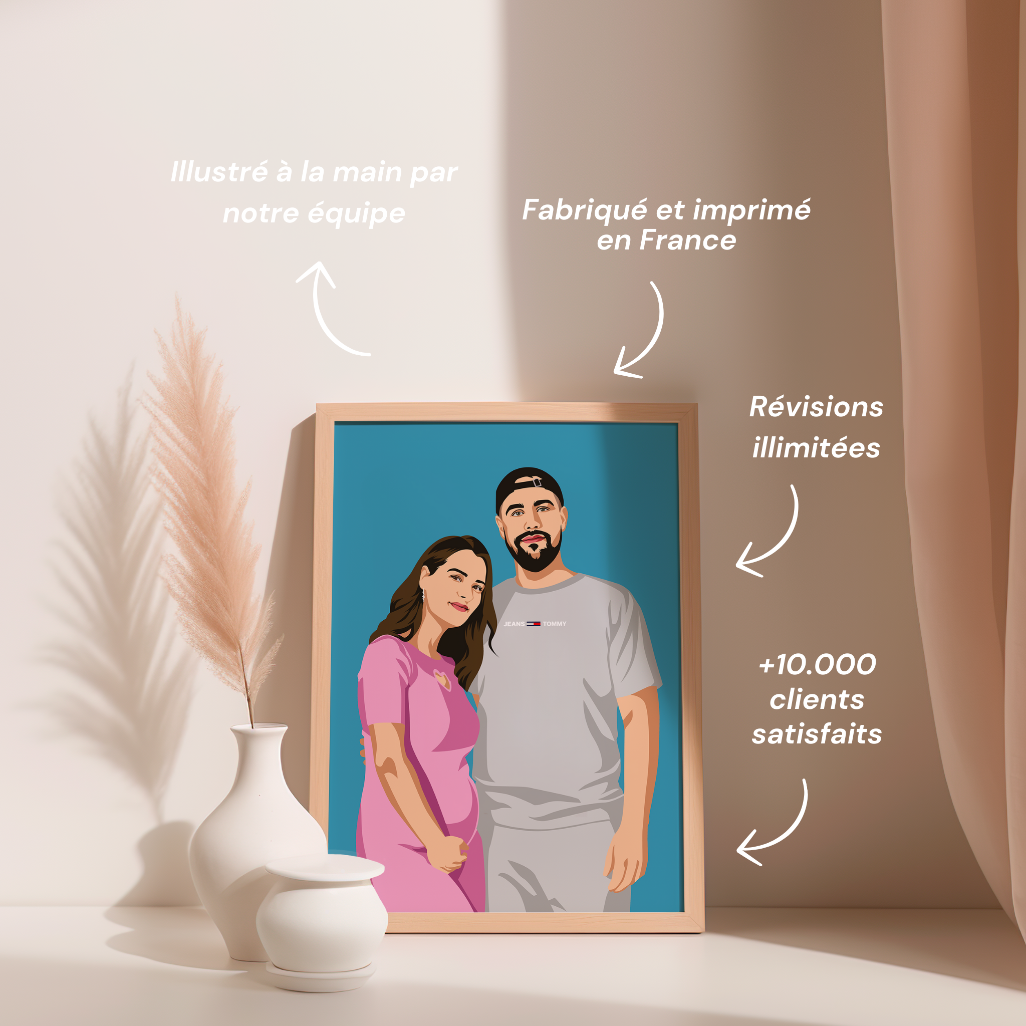 Illustration personnalisée détaillée