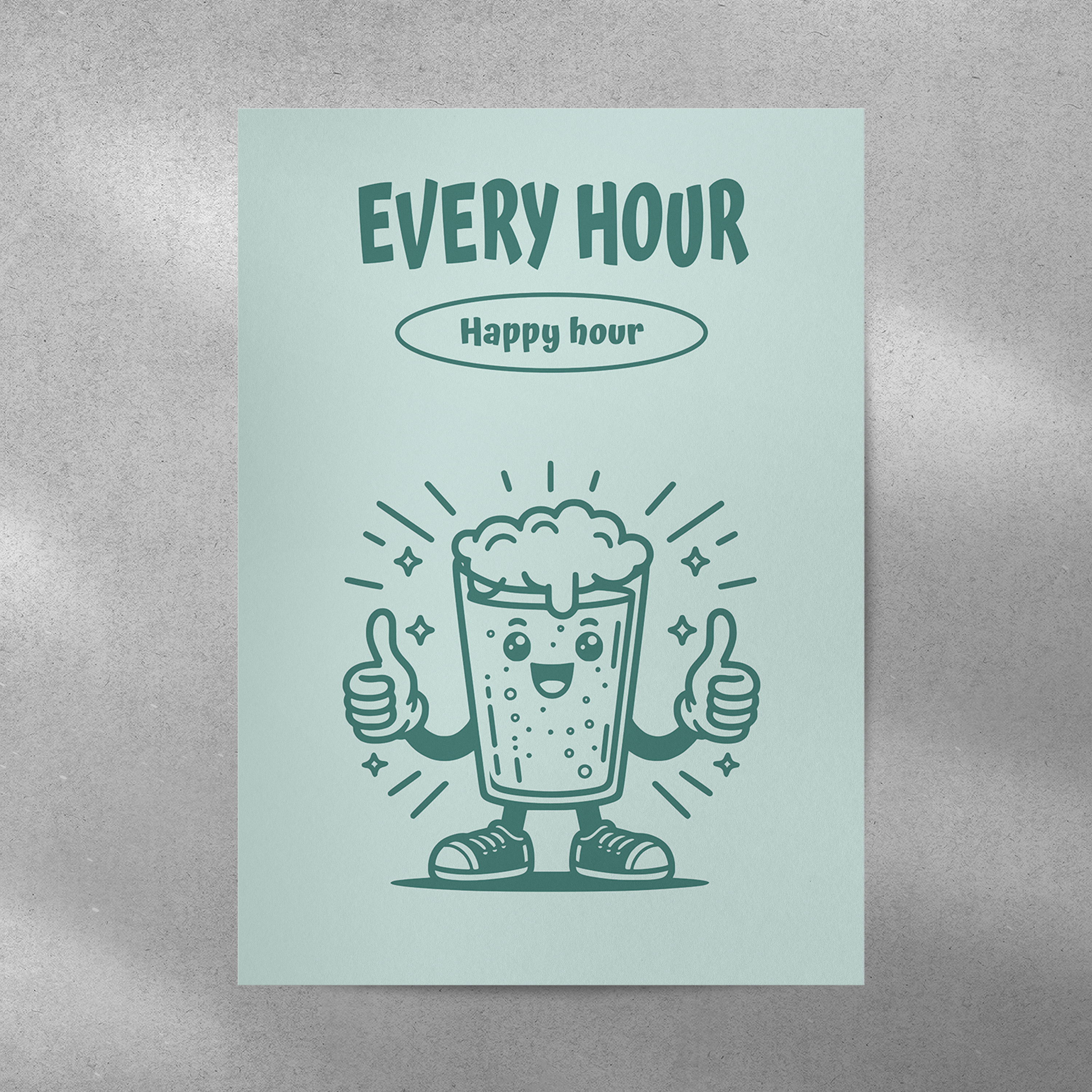 Affiche Every Hour Happy Hour