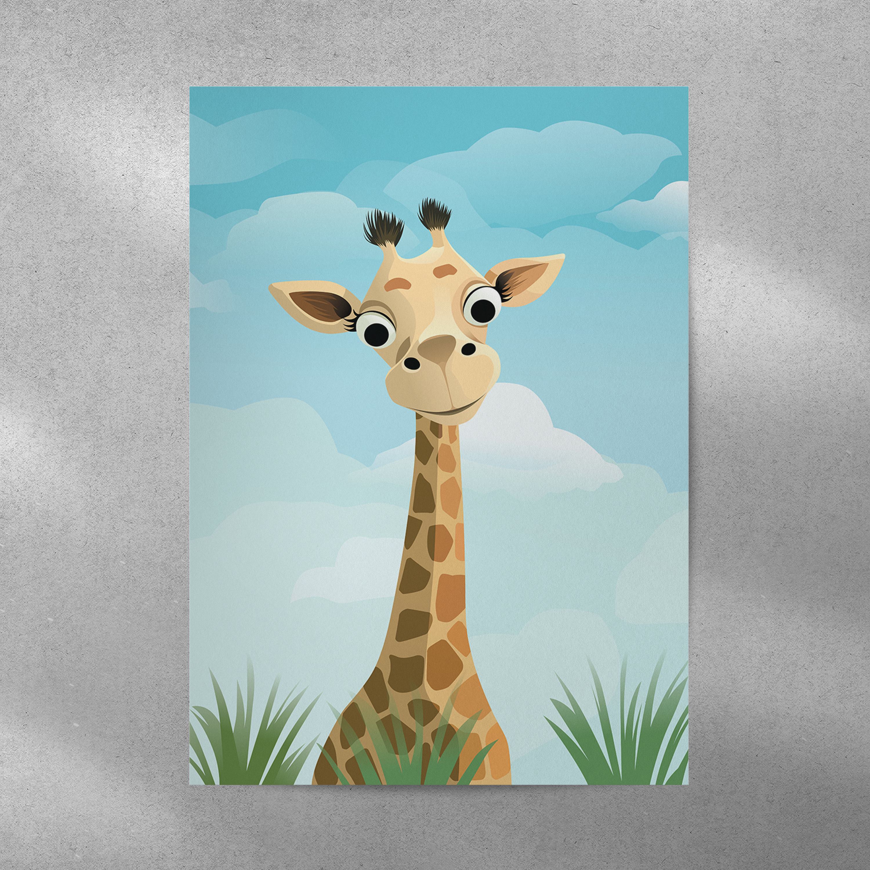 Affiche Girafe