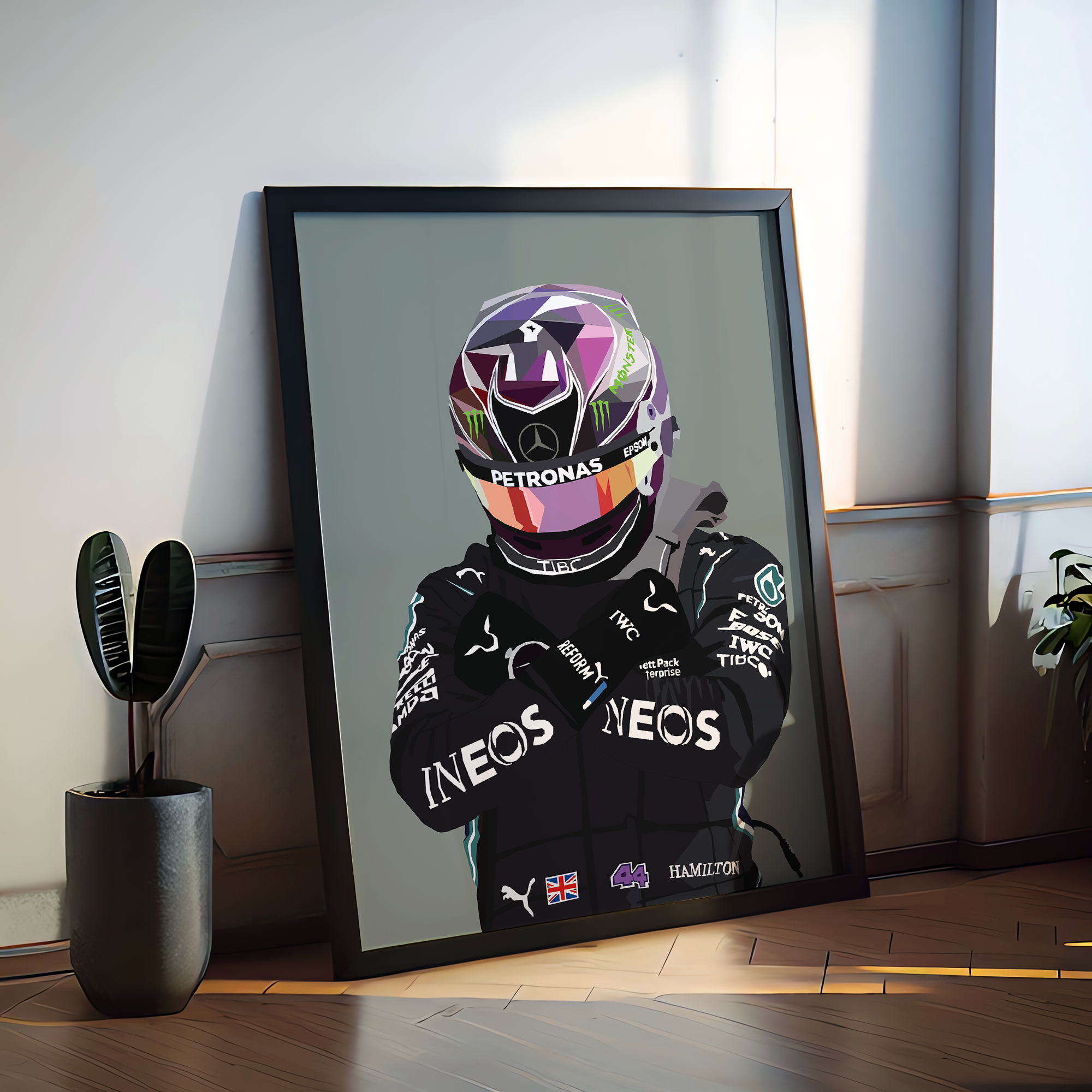 Affiche Lewis Hamilton