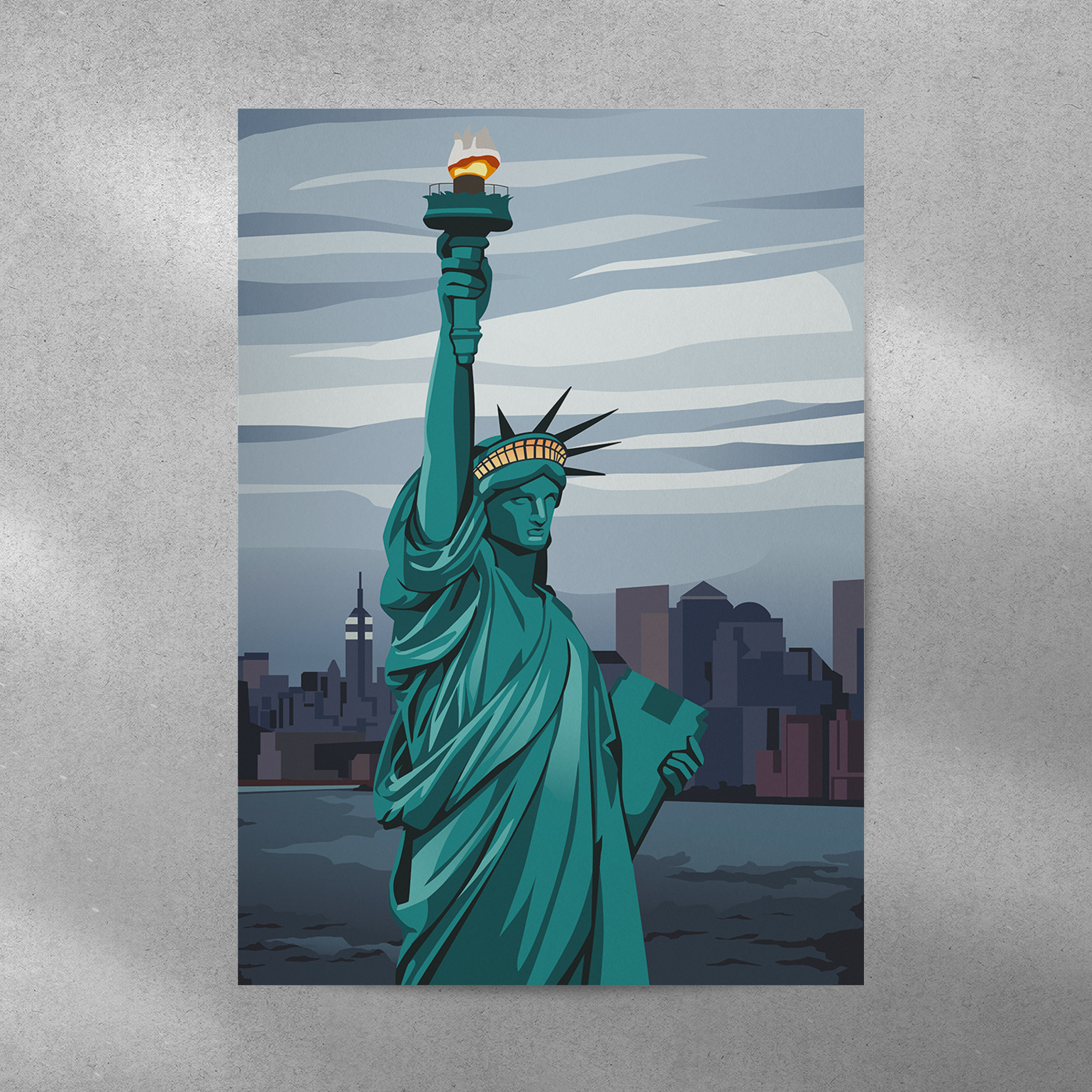 Affiche Statue De La Liberté