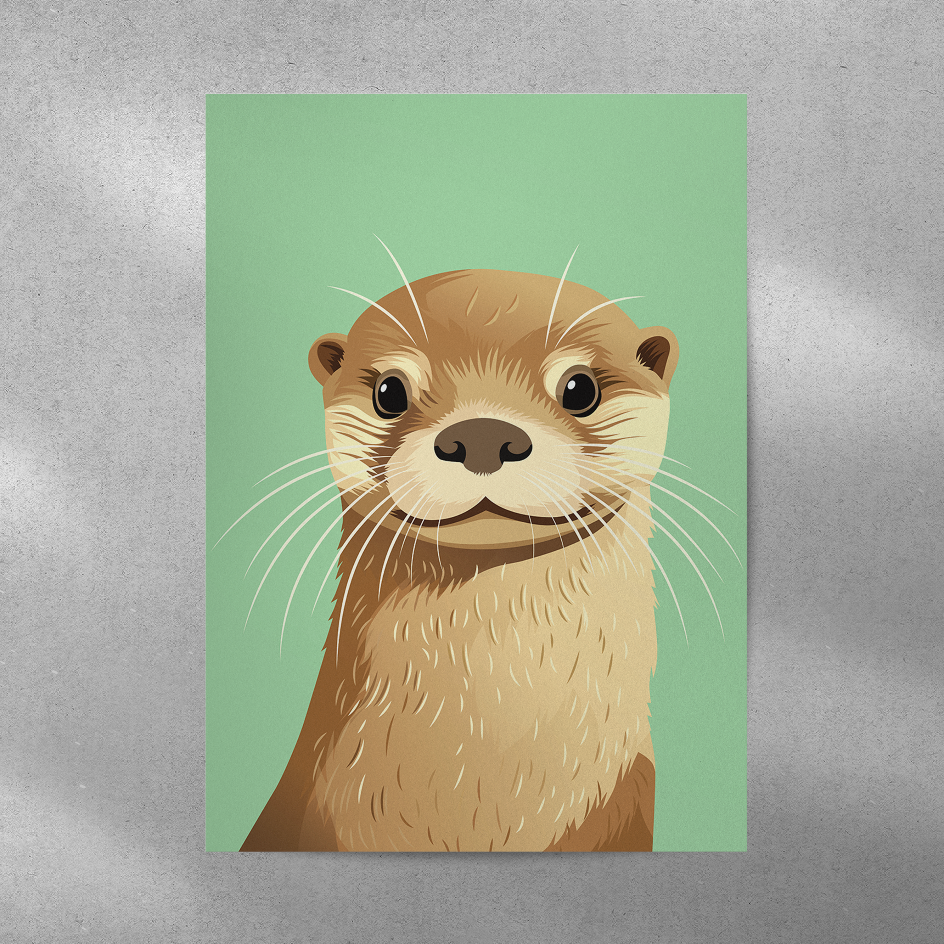 Affiche Loutre