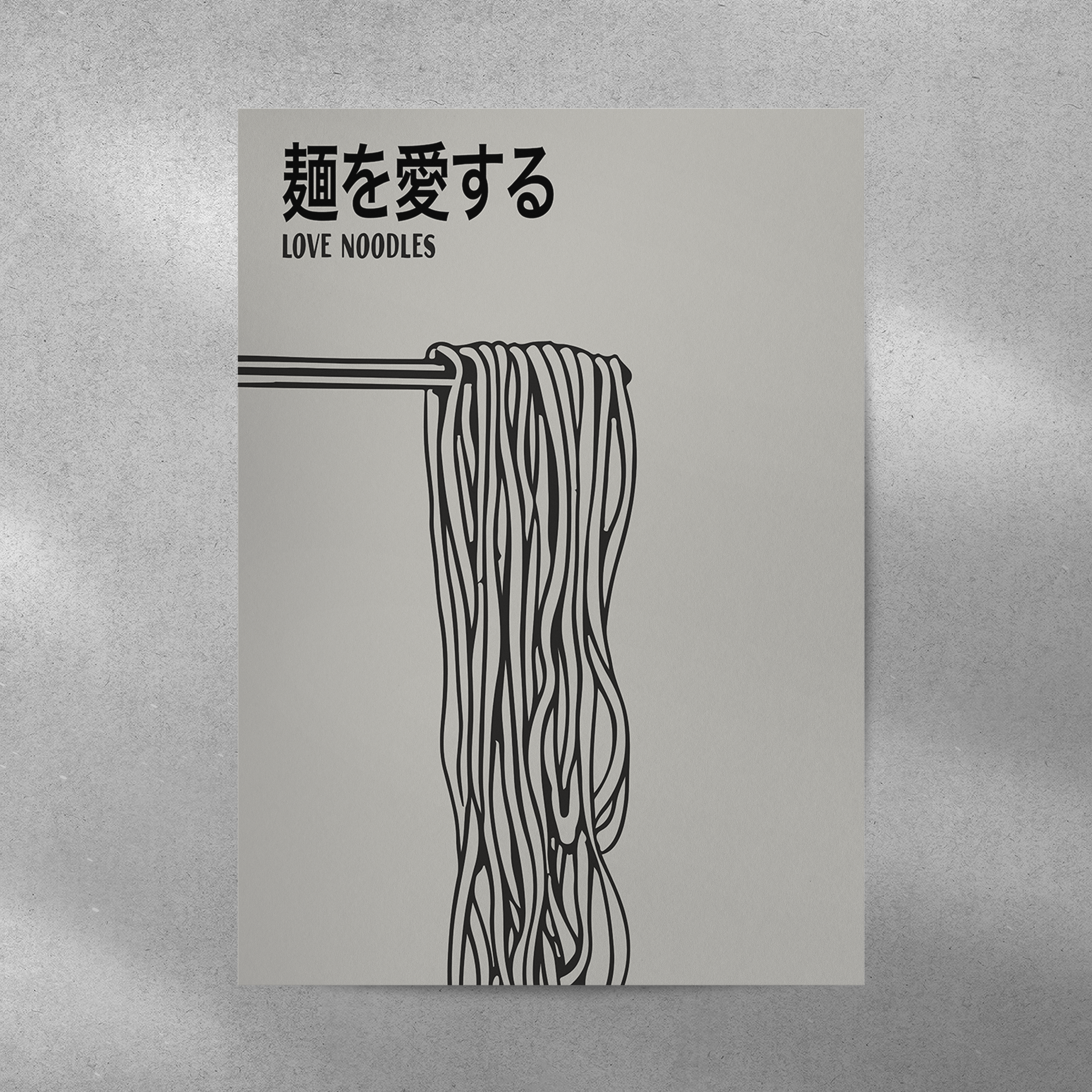 Affiche Love Noodles