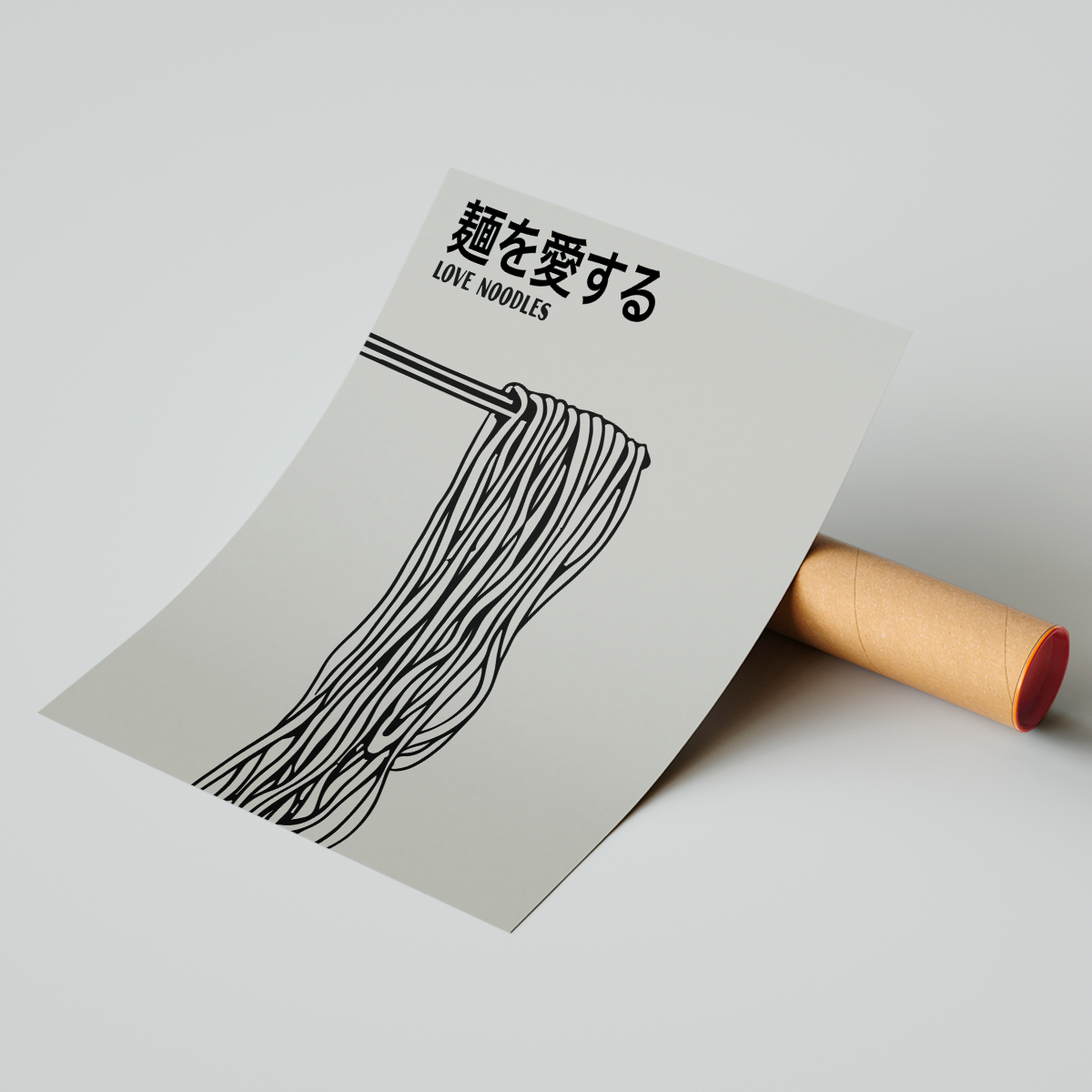 Affiche Love Noodles