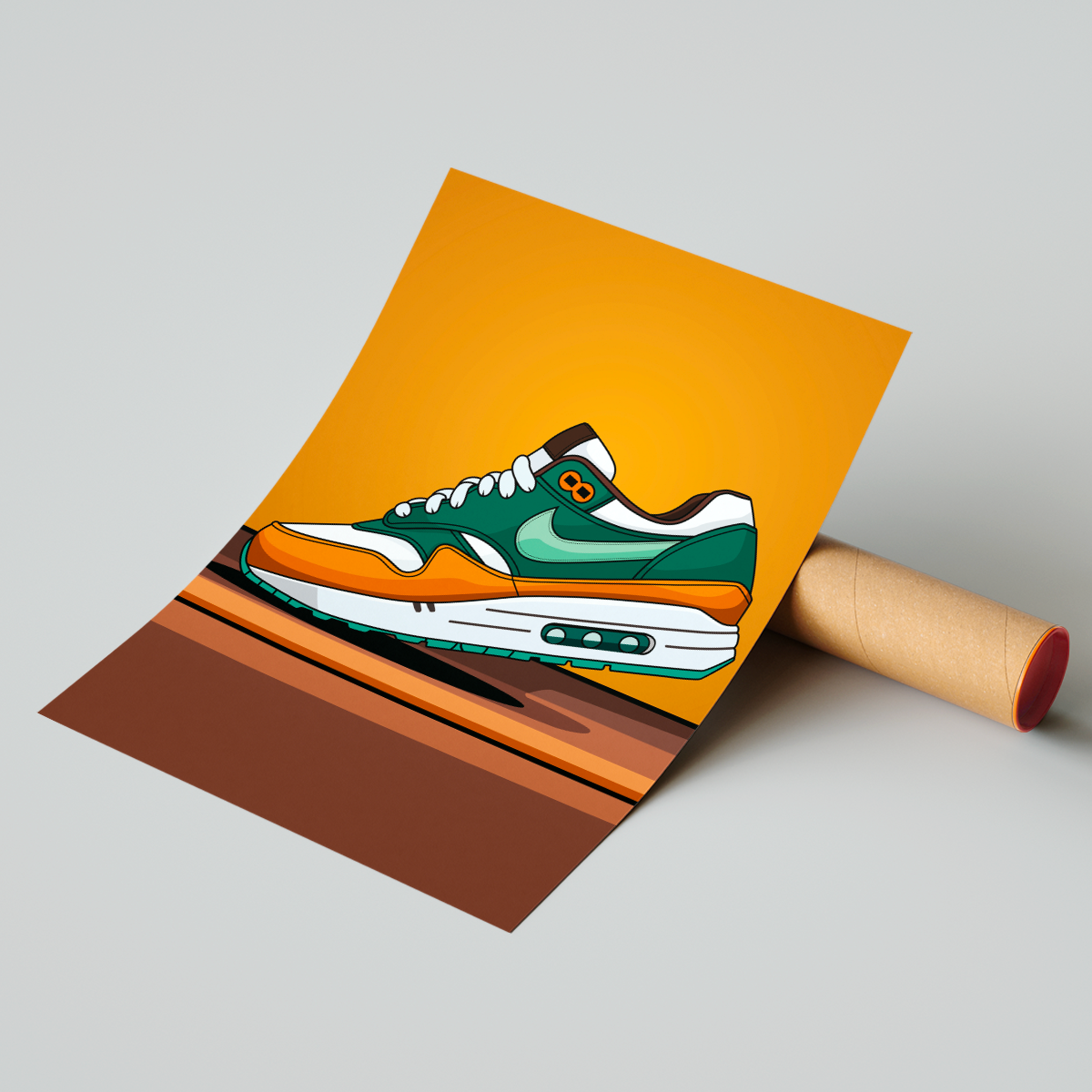 Affiche Airmax Orange