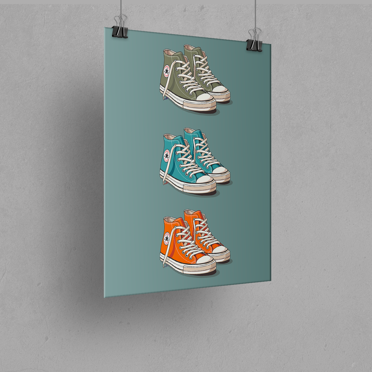 Affiche Converse Mix
