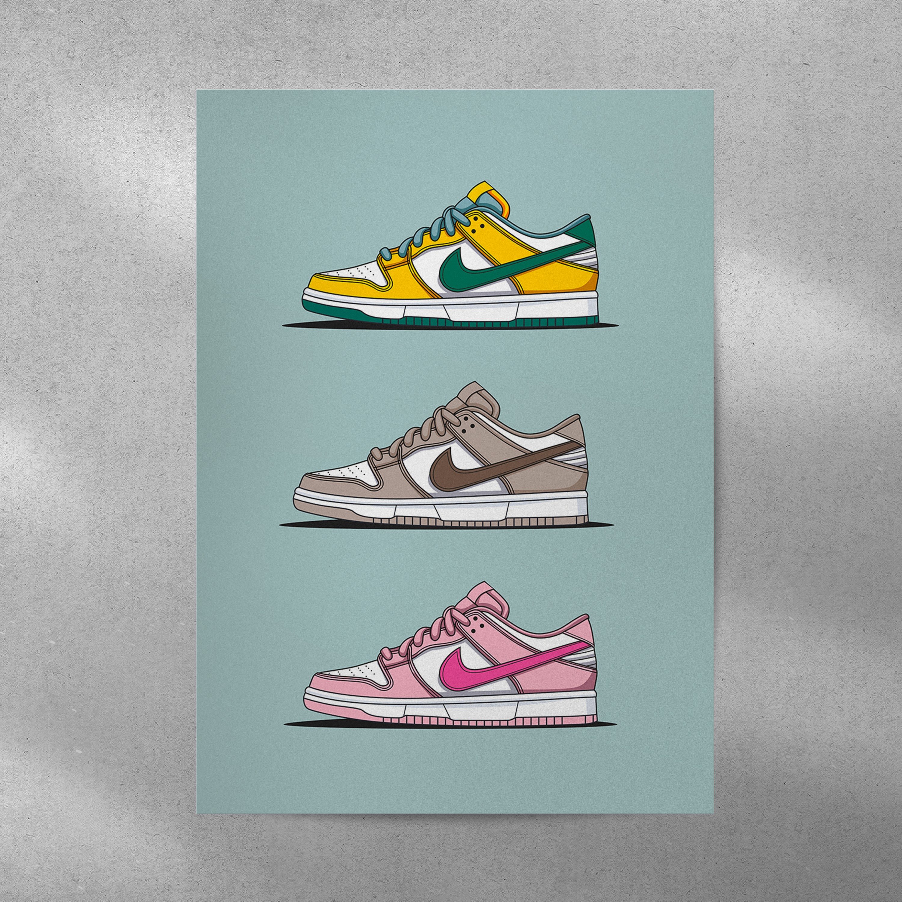Affiche Dunk Low Mix