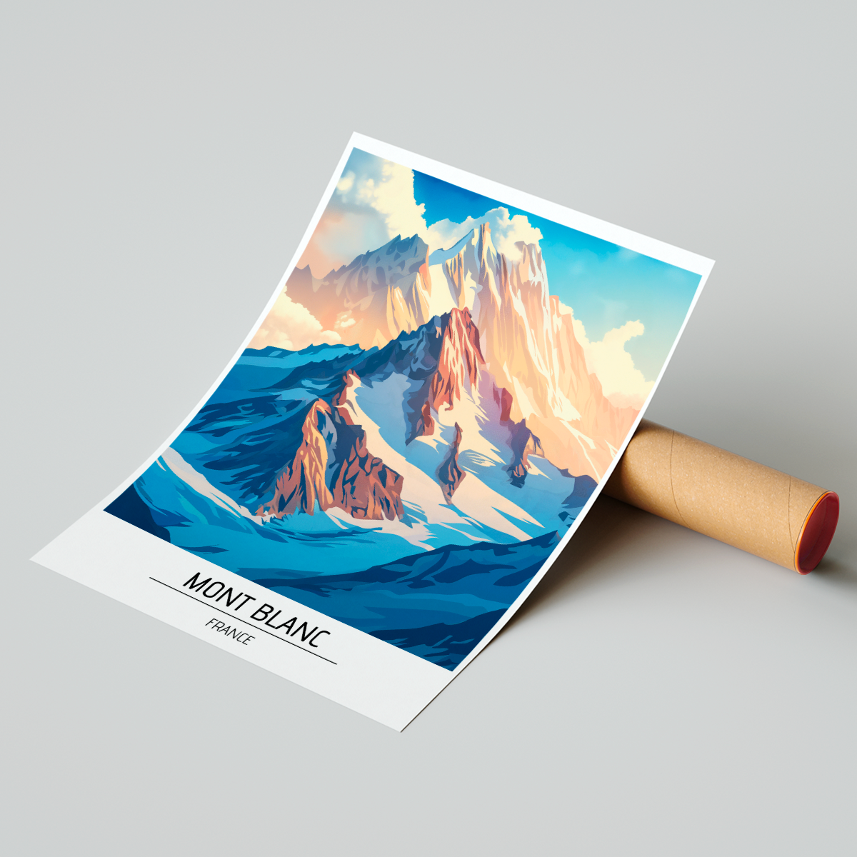 Affiche Mont Blanc
