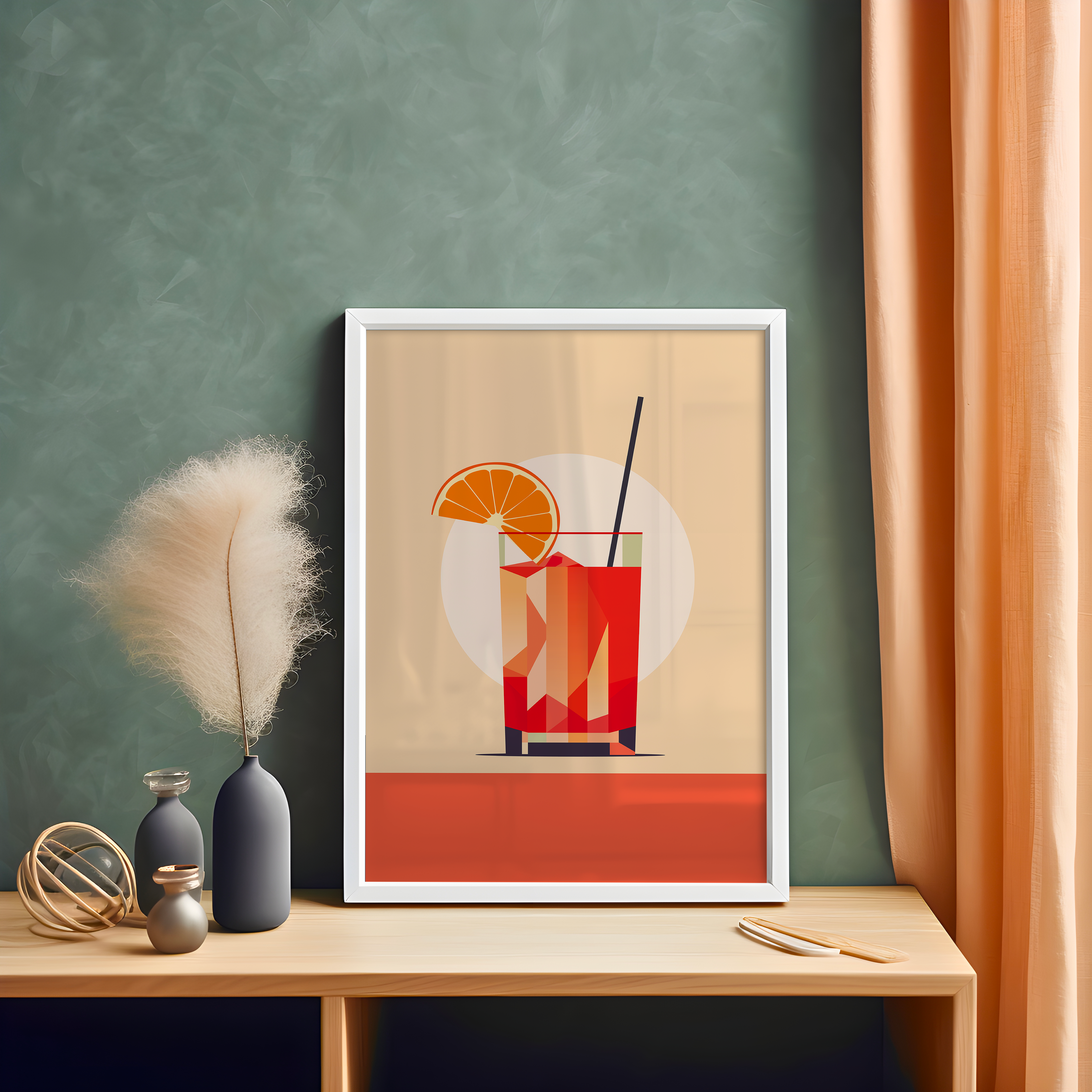 Affiche Mojito Orange