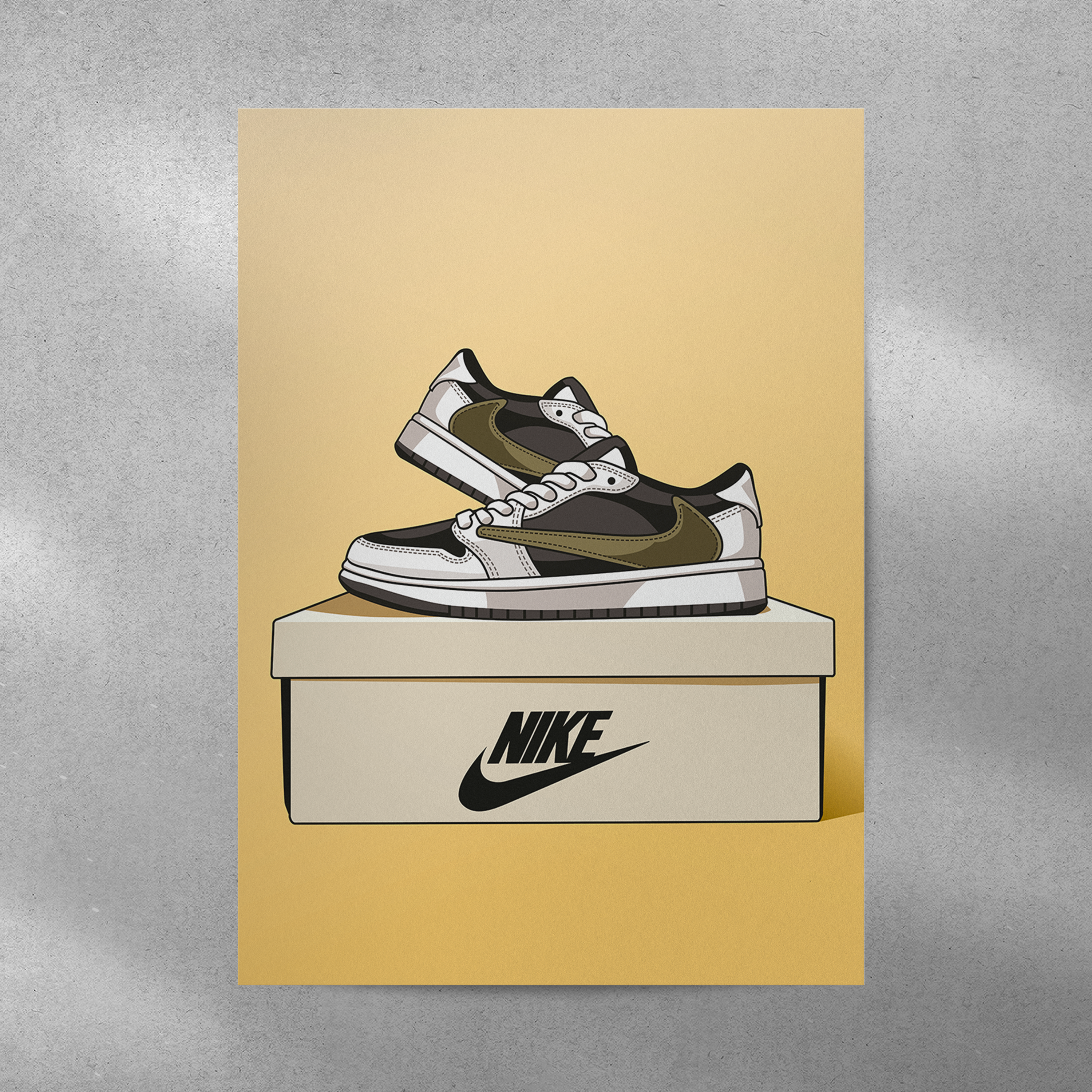 Affiche Jordan 1 Travis Scott