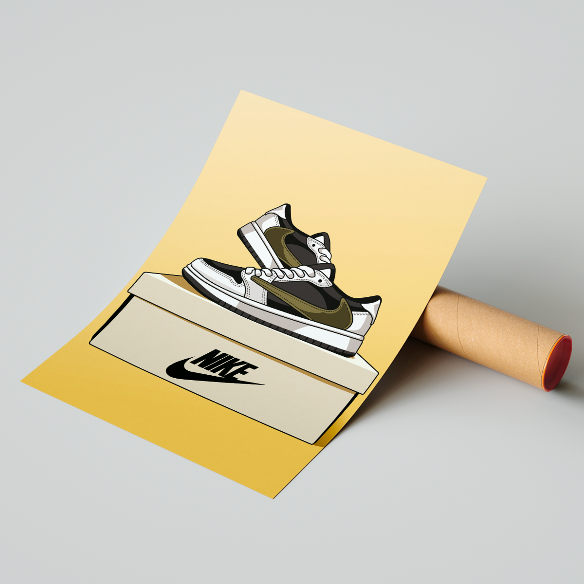 Affiche Jordan 1 Travis Scott