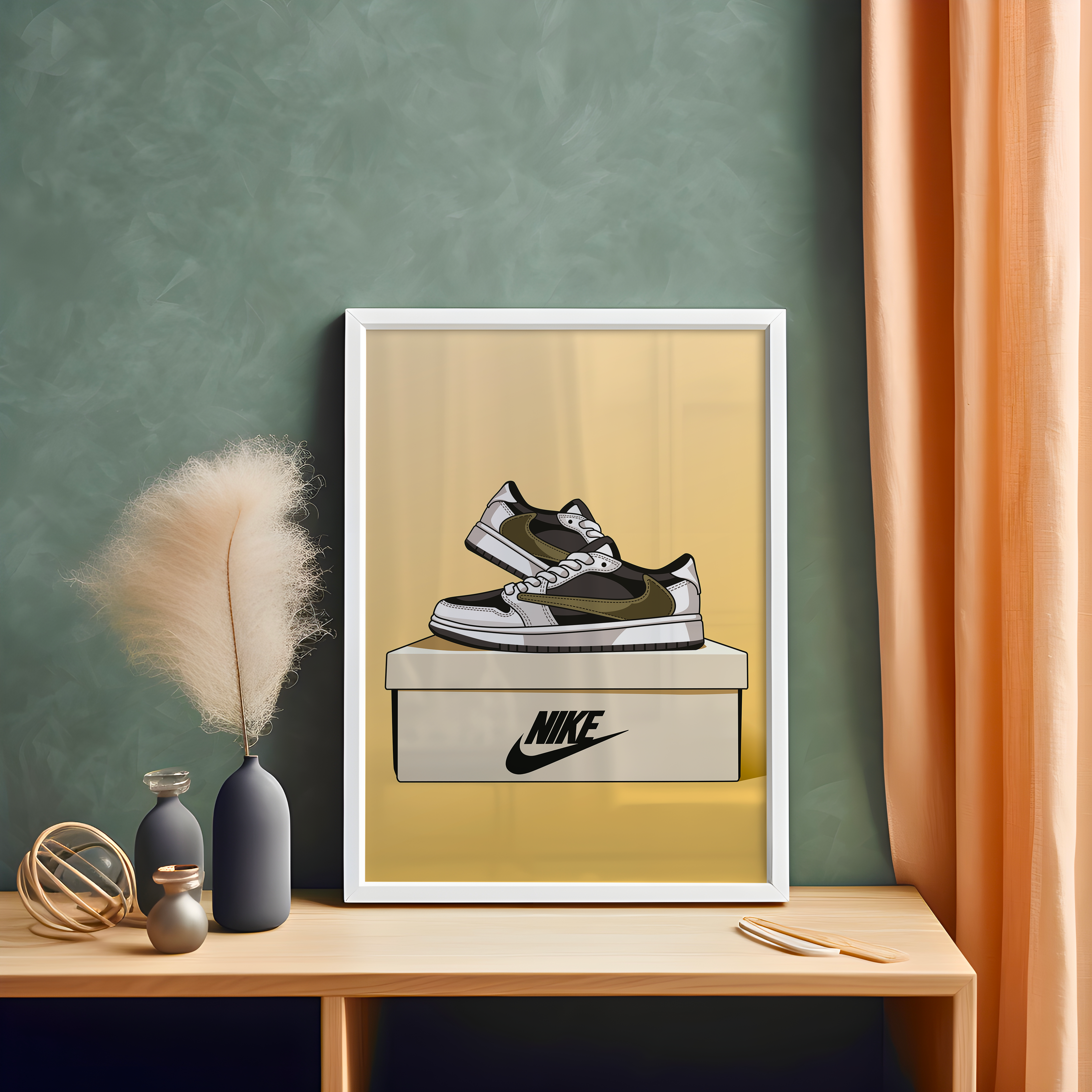 Affiche Jordan 1 Travis Scott