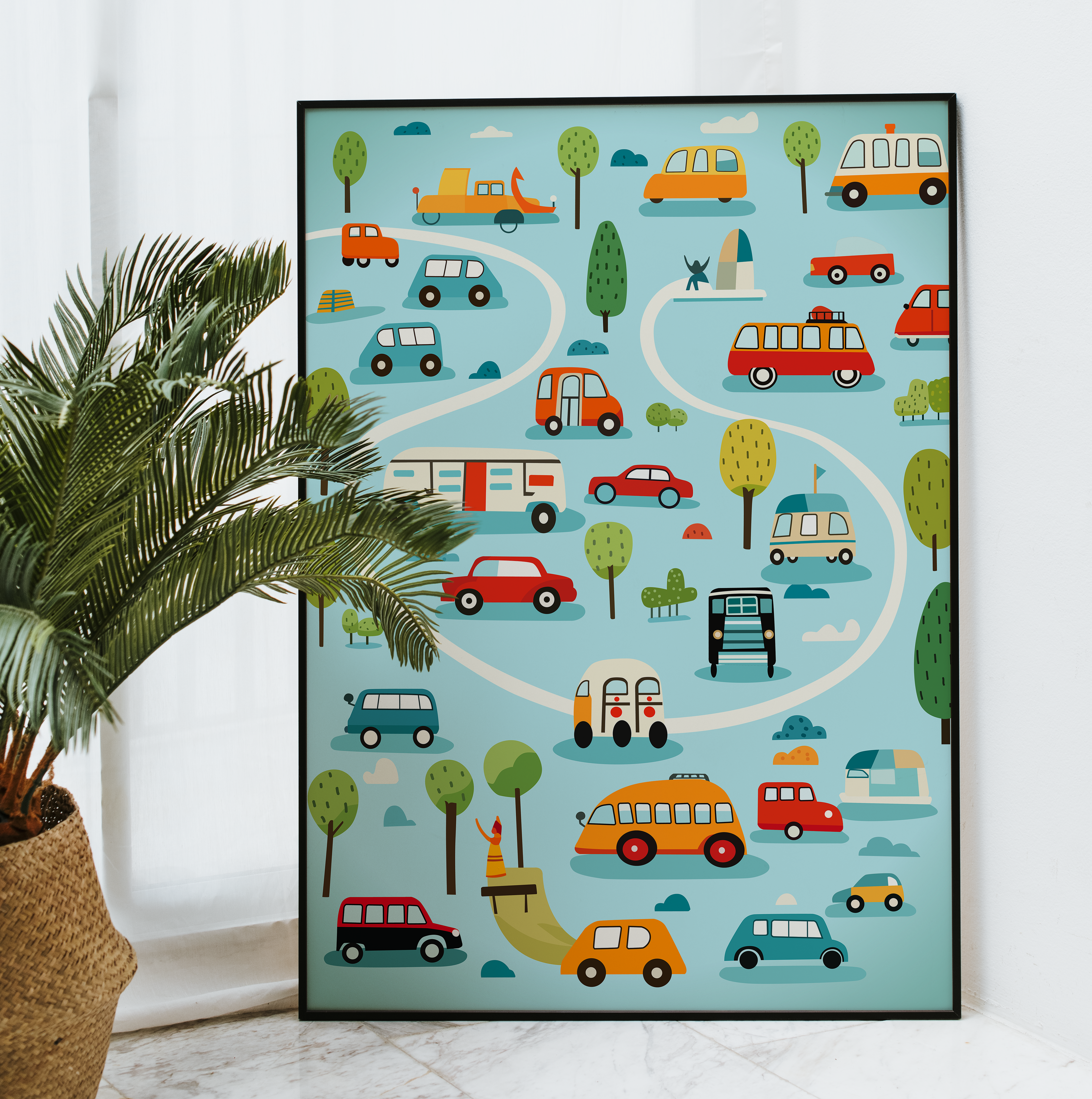 Affiche Mix Voitures