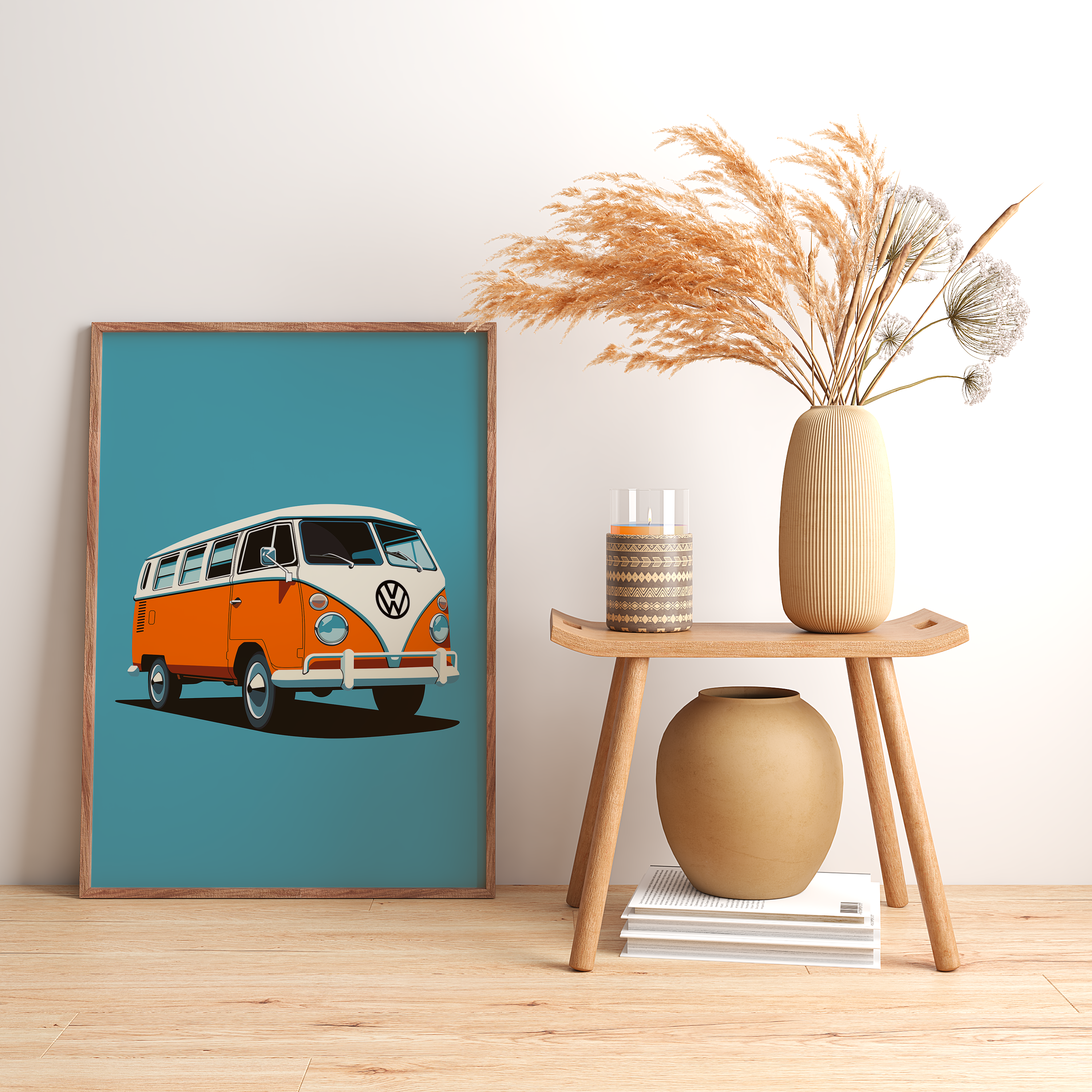 Affiche Combi Volkswagen