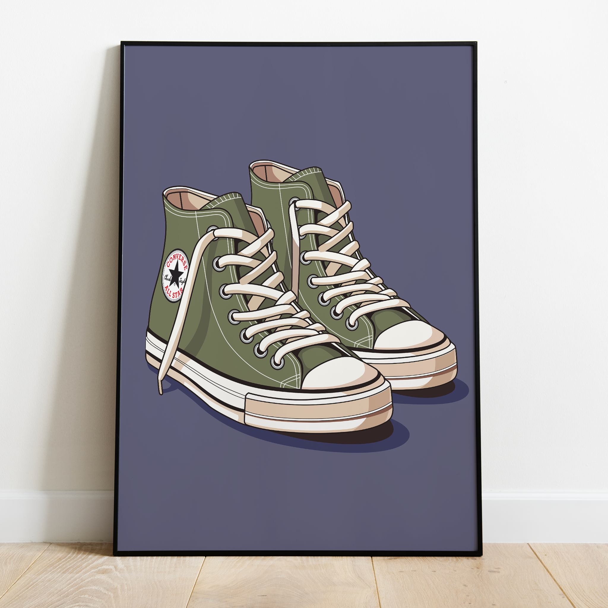 Affiche Converse Vert