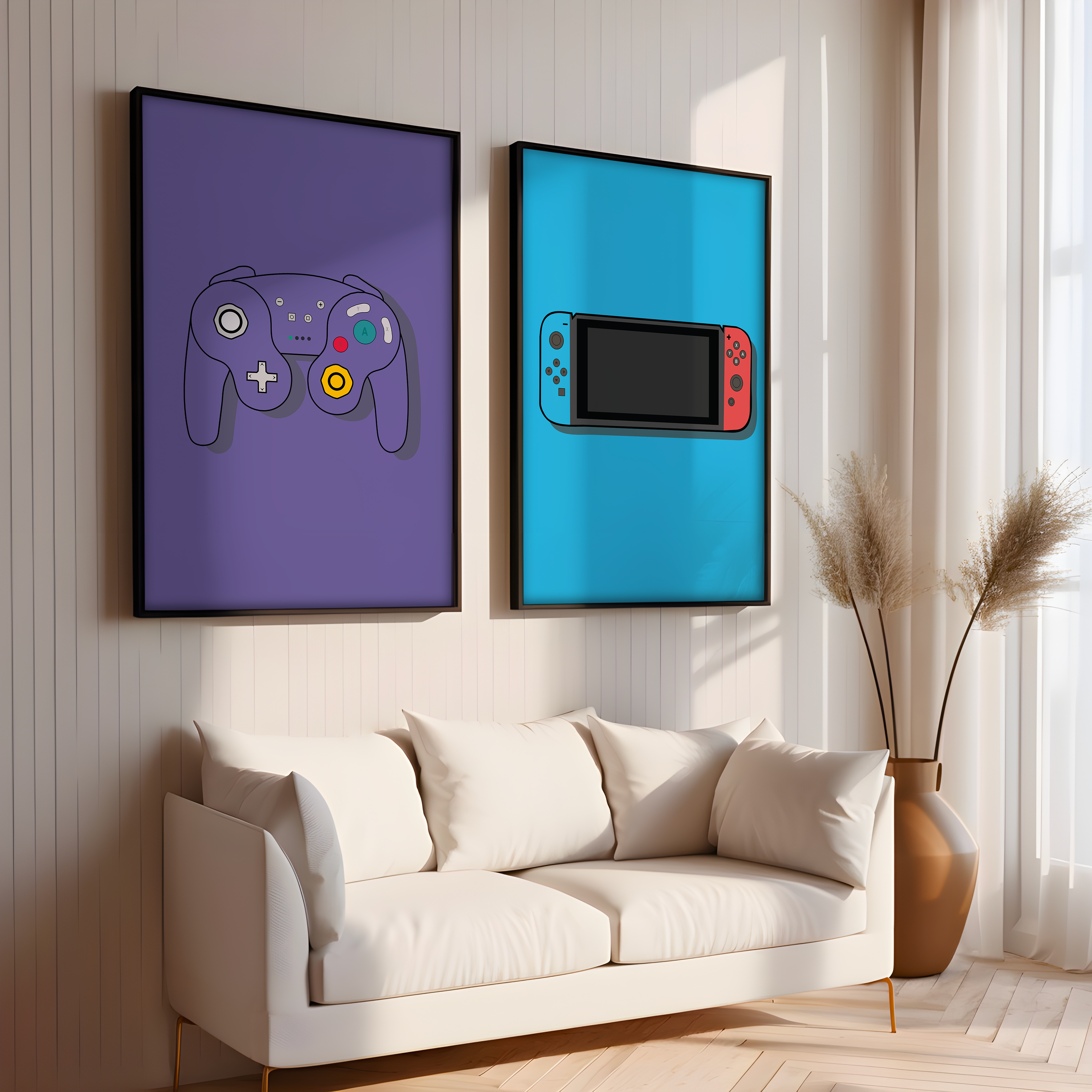 Collection d'affiches gaming