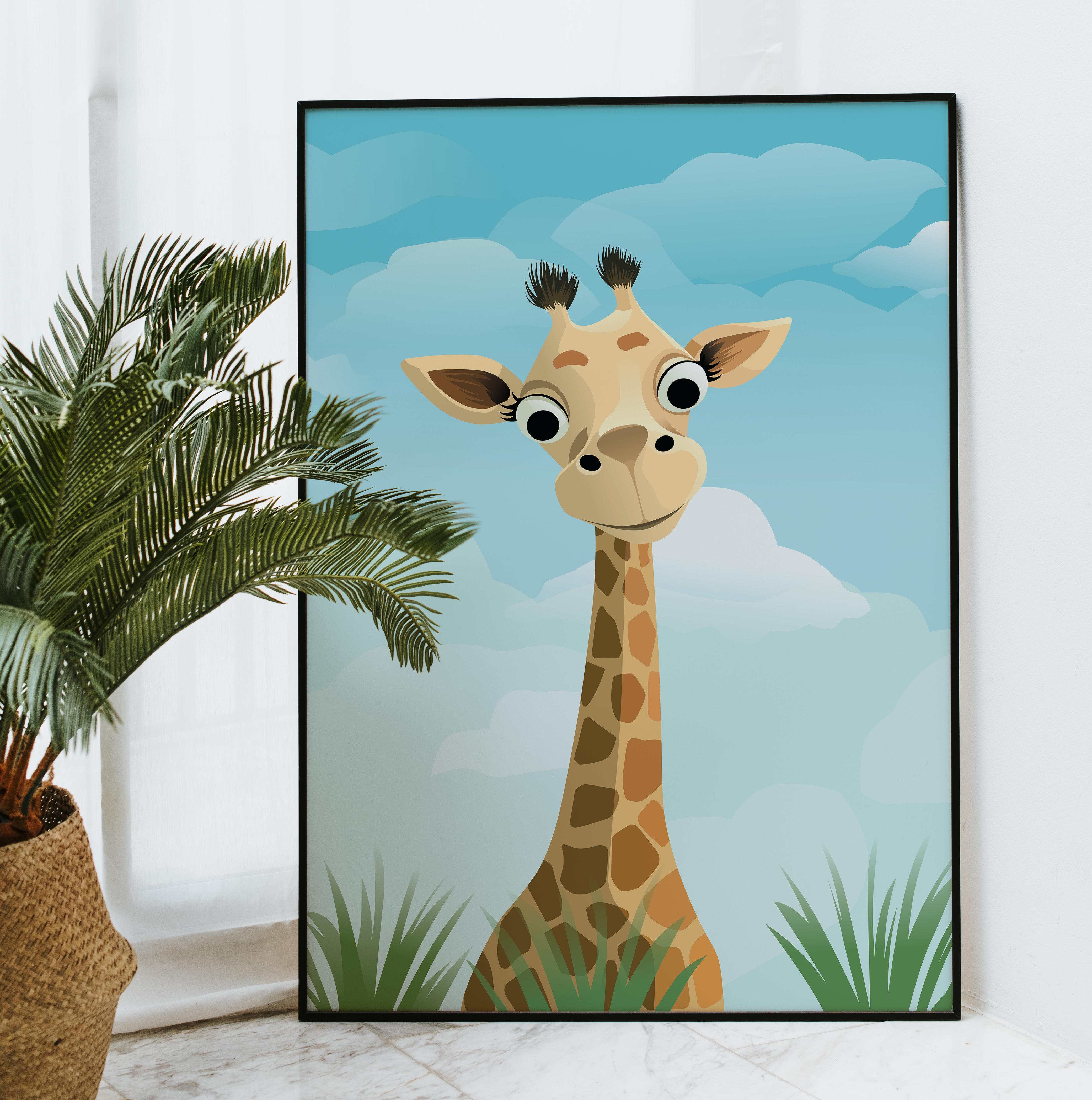 Affiche Girafe