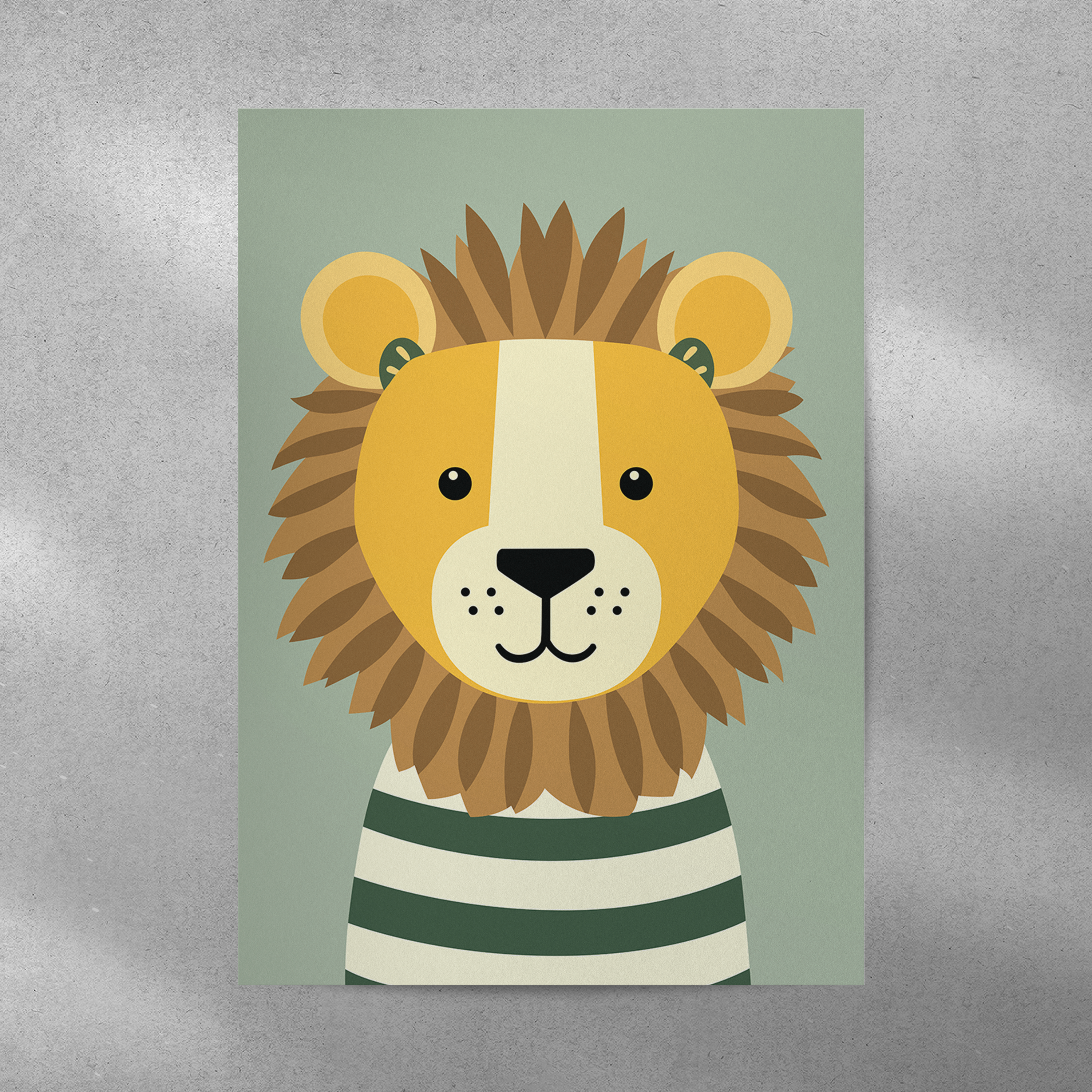 Affiche Bébé Lion