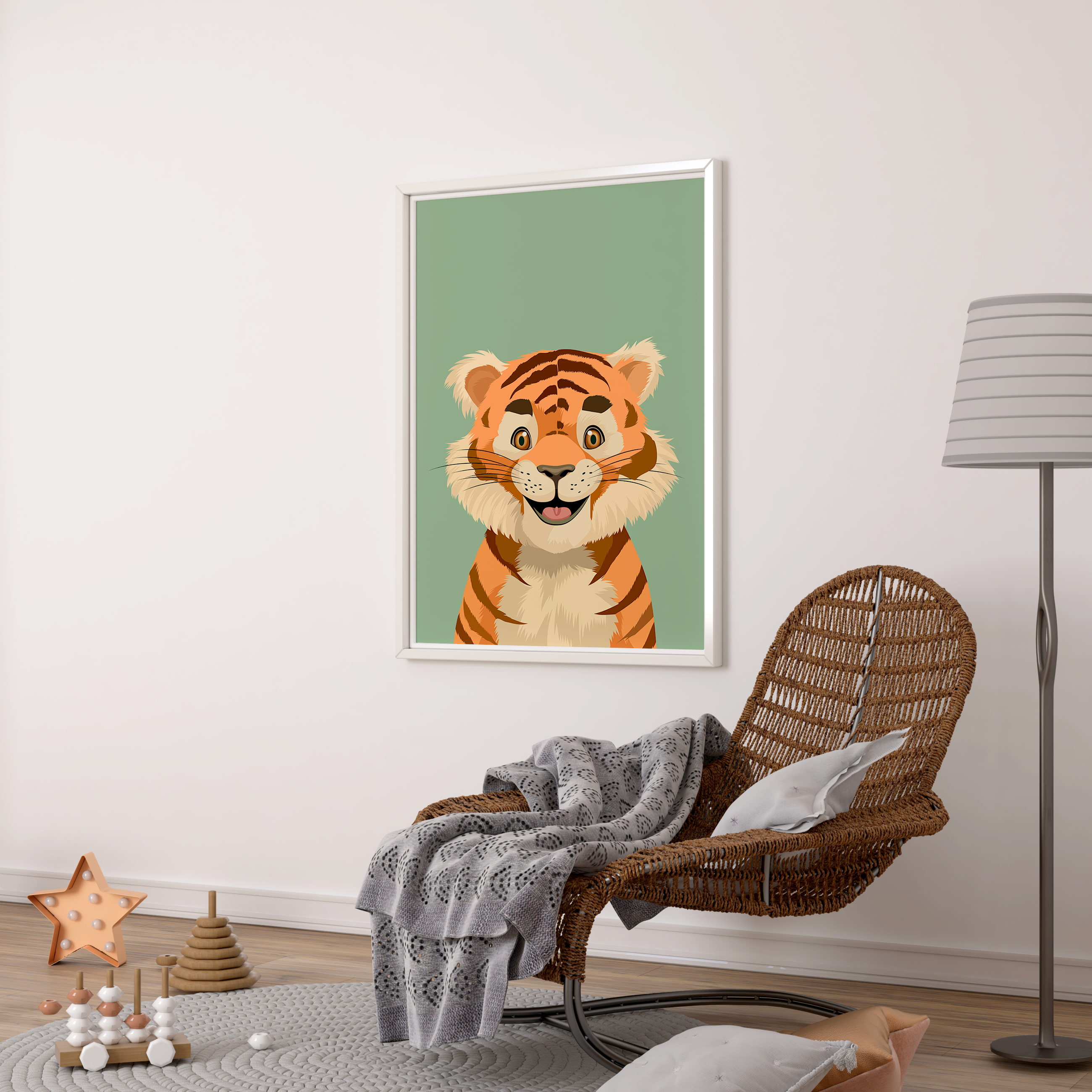 Affiche Bébé Tigre