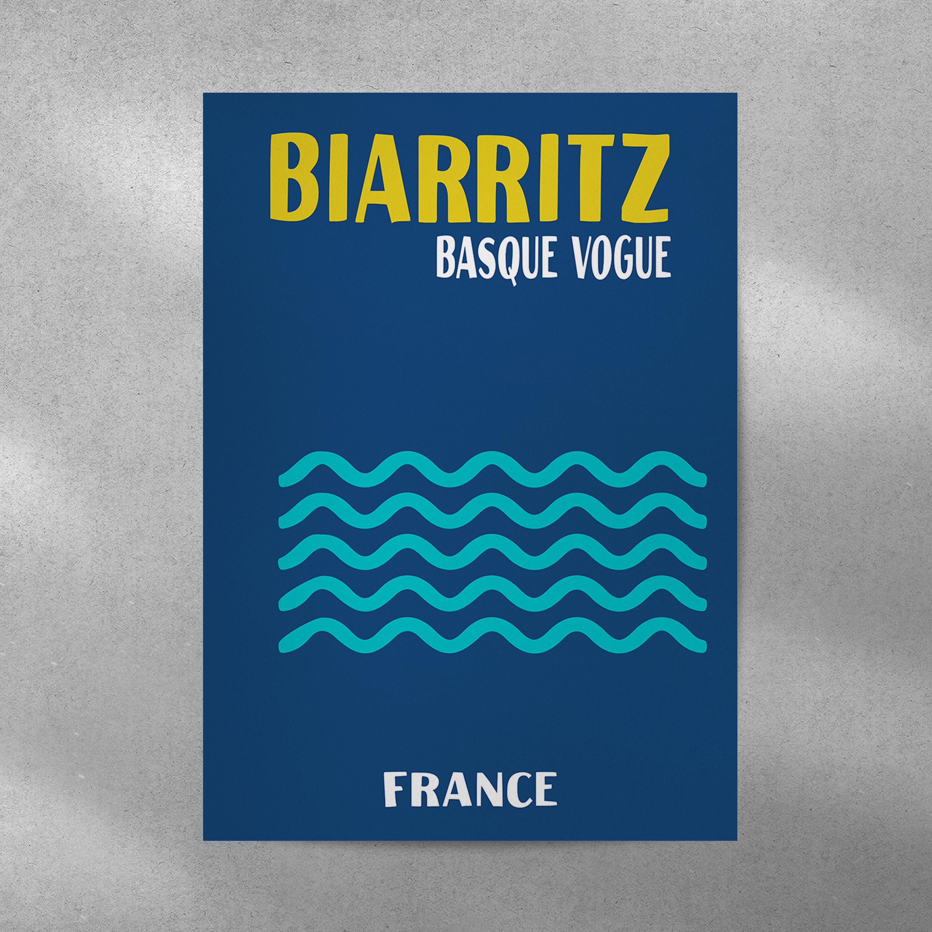 Affiche Biarritz