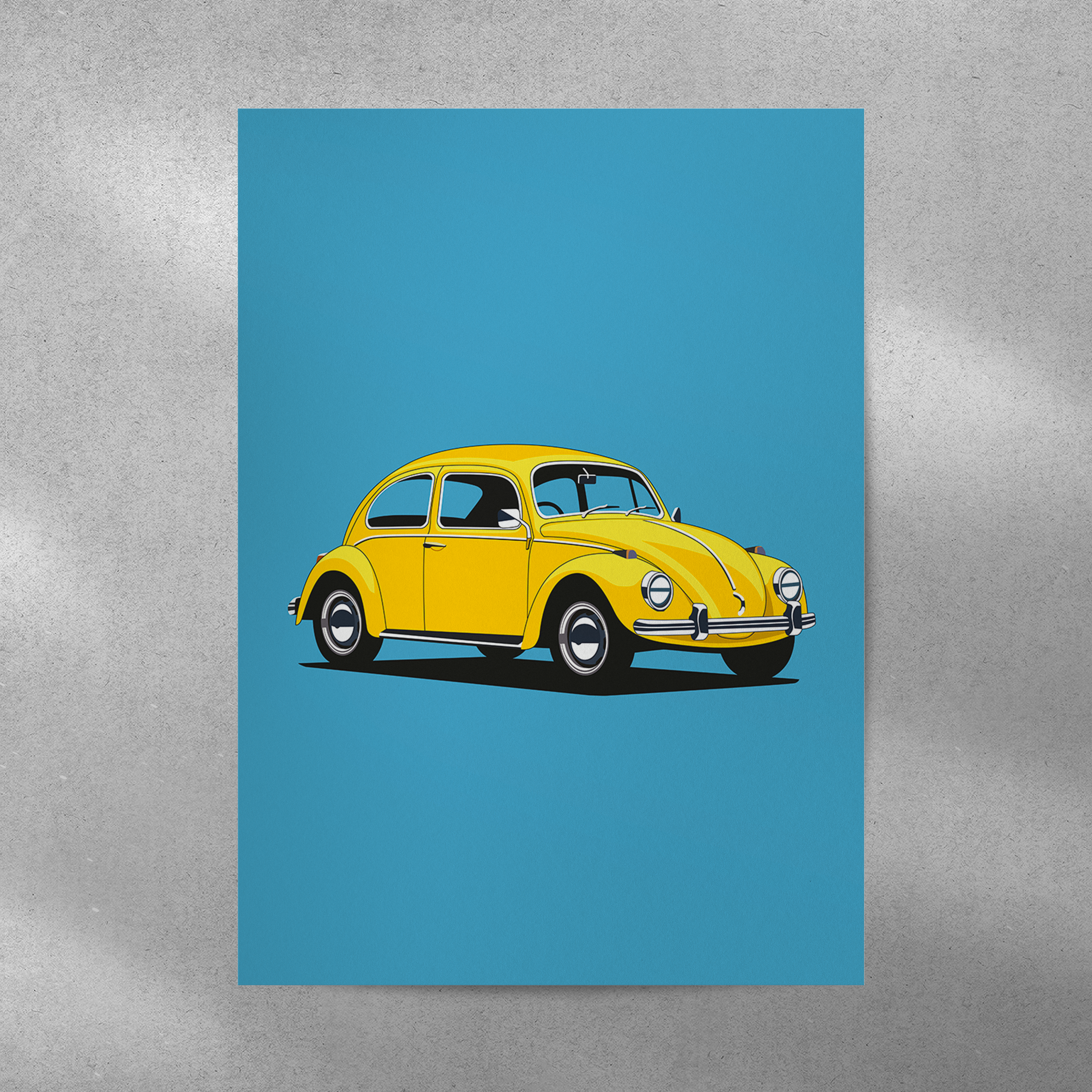 Affiche Volkswagen Coccinelle
