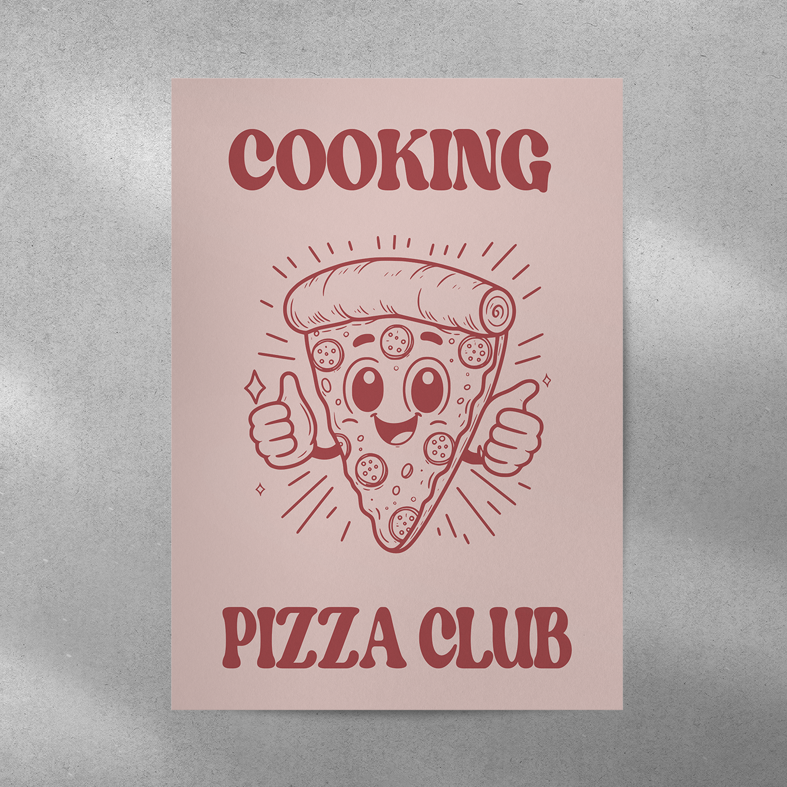 Affiche Cooking Pizza Club