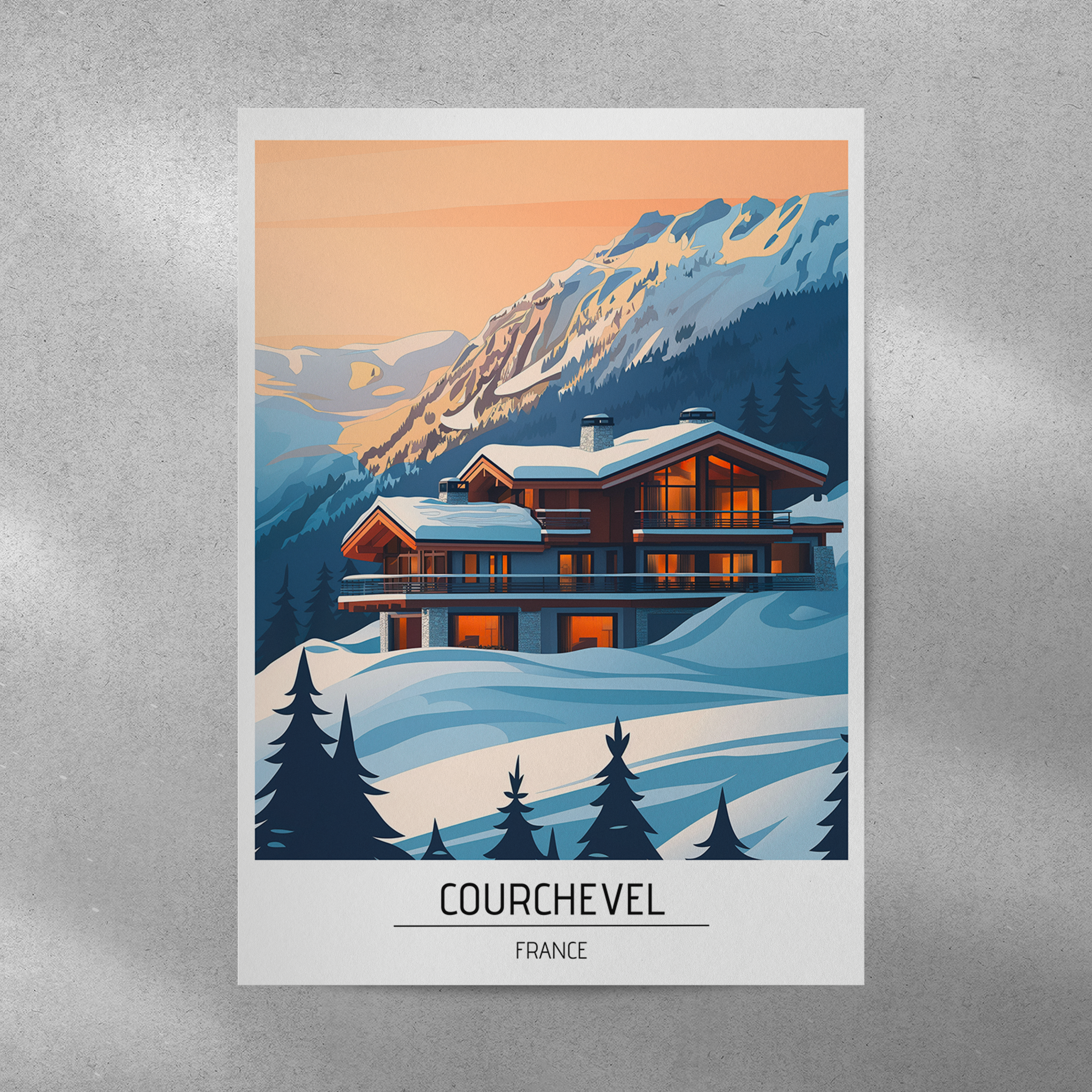 Affiche Courchevel