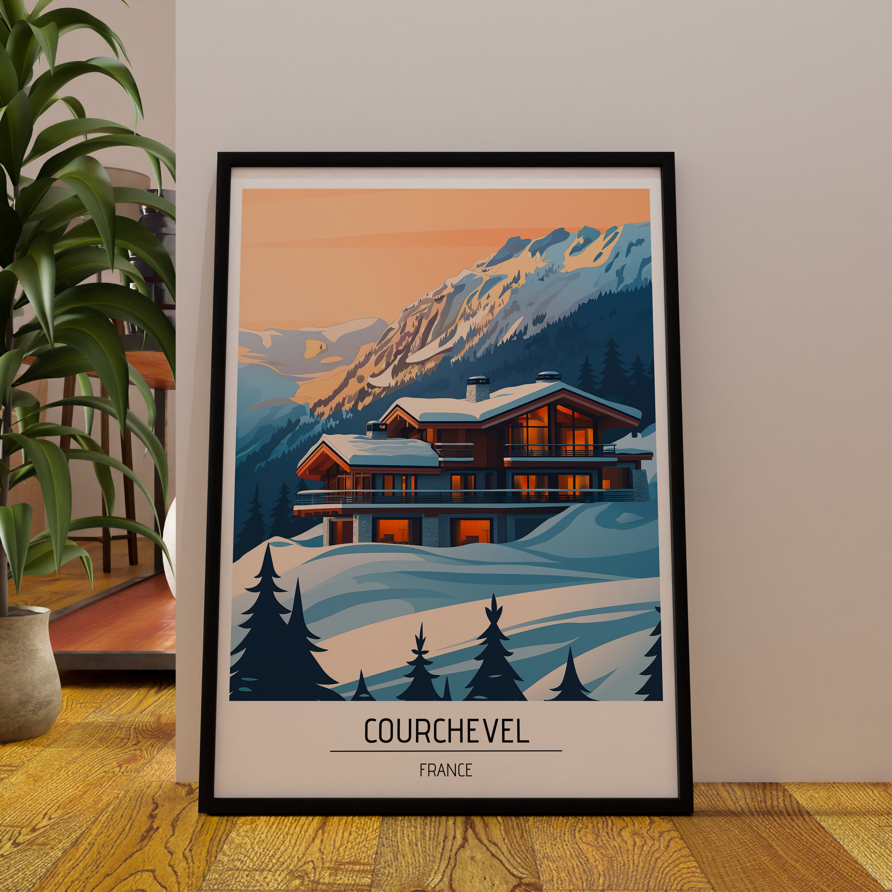 Affiche Courchevel