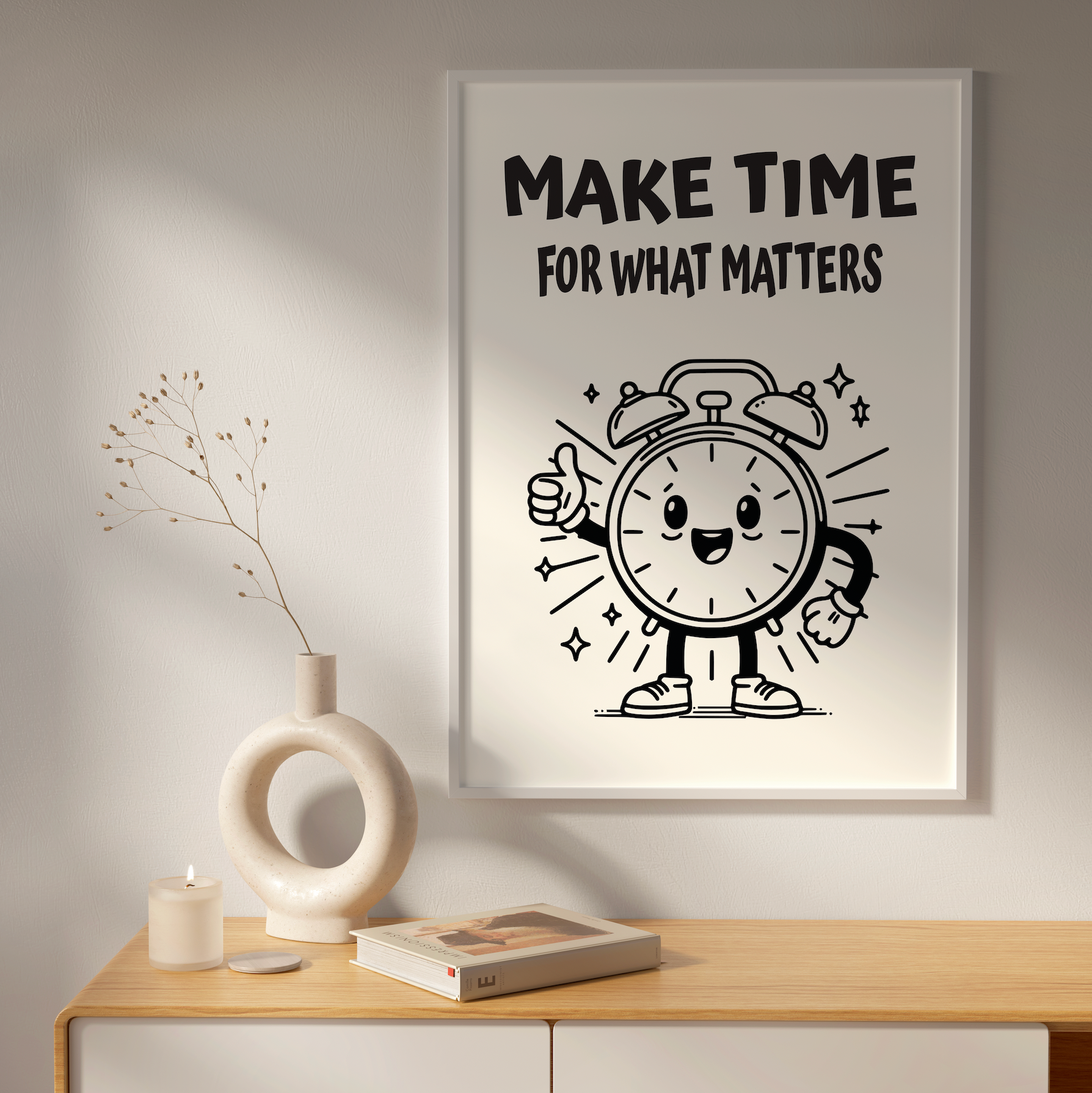 Affiche Make Time For What Matters