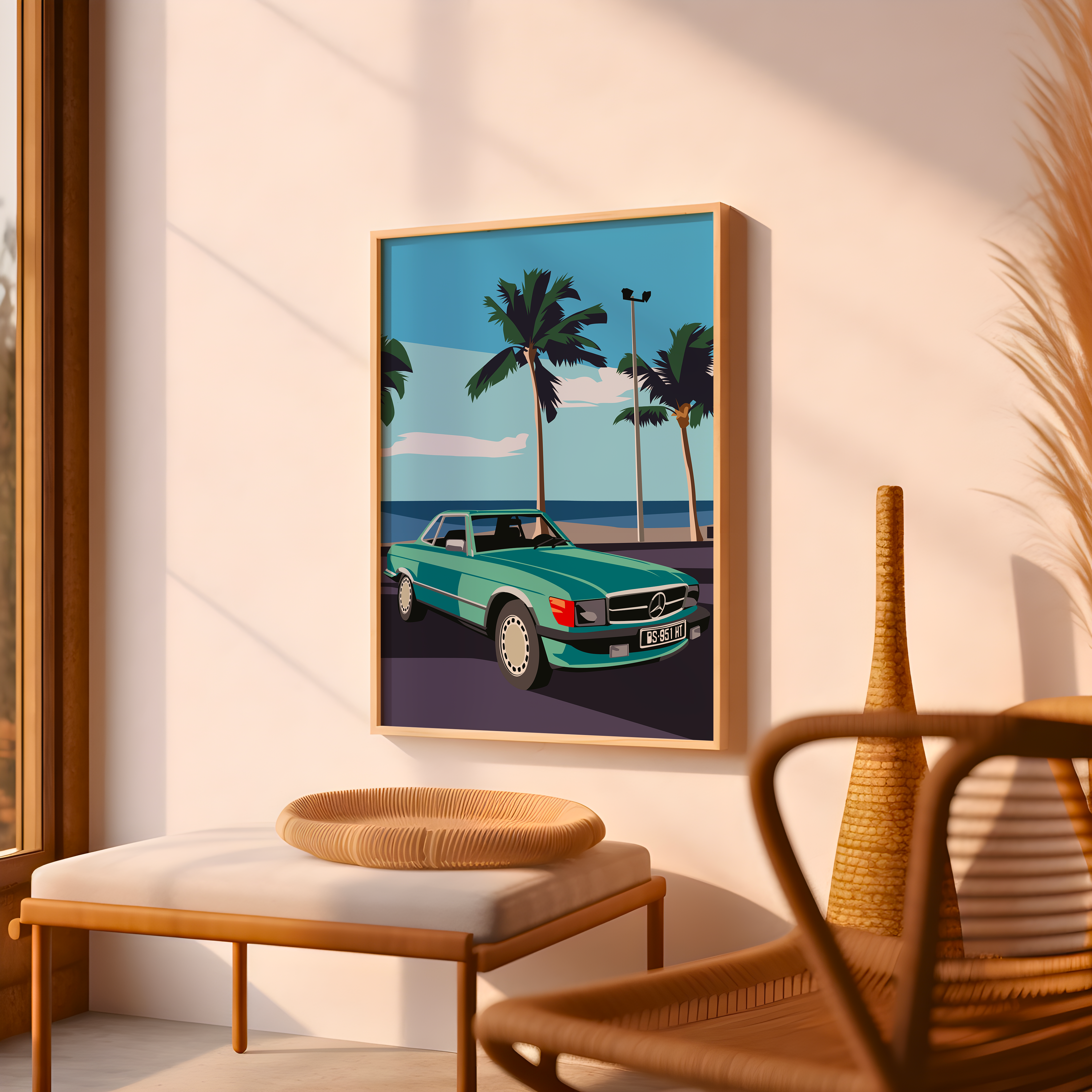 Affiche Mercedes Holidays