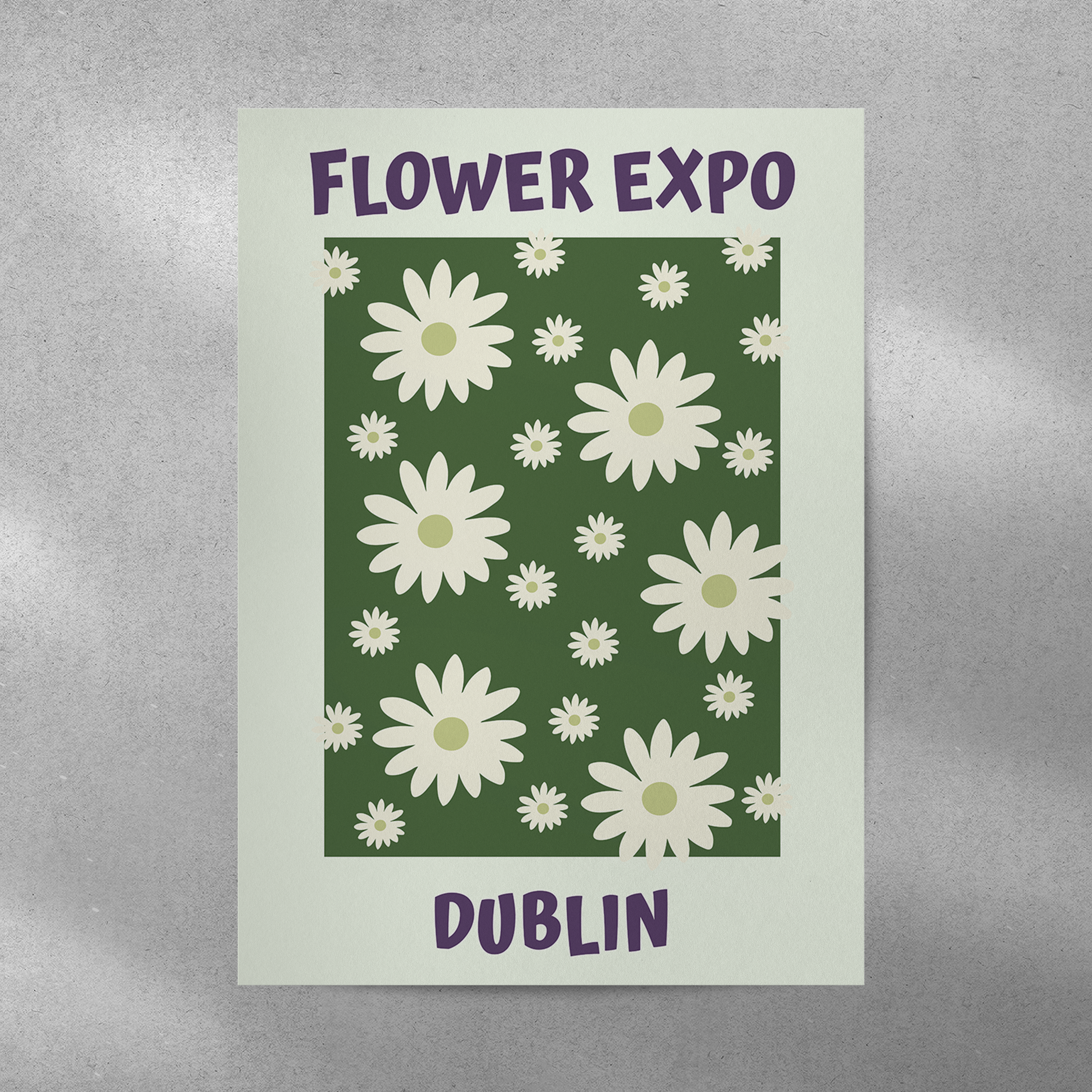 Affiche Flower Expo Dublin