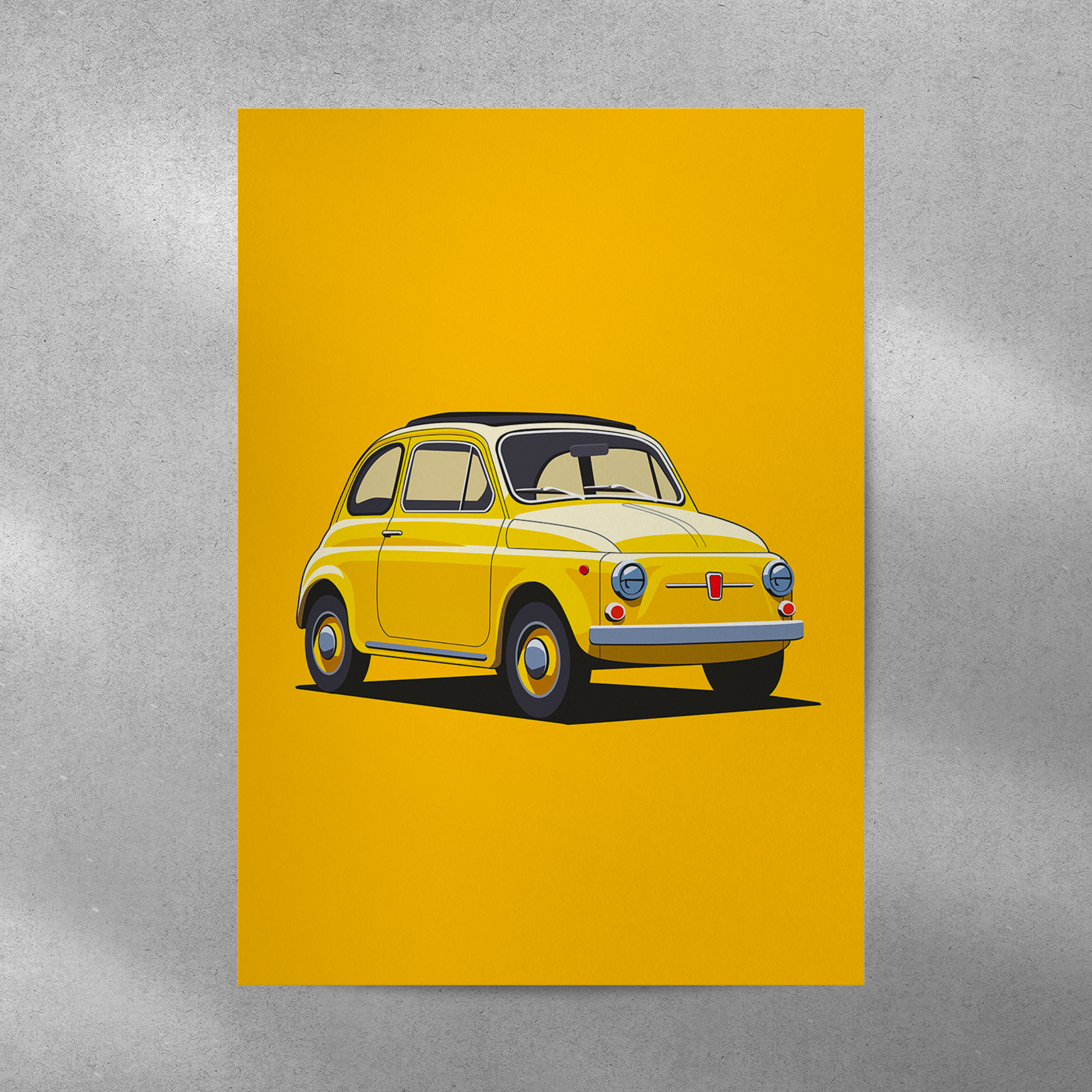 Affiche Fiat 500